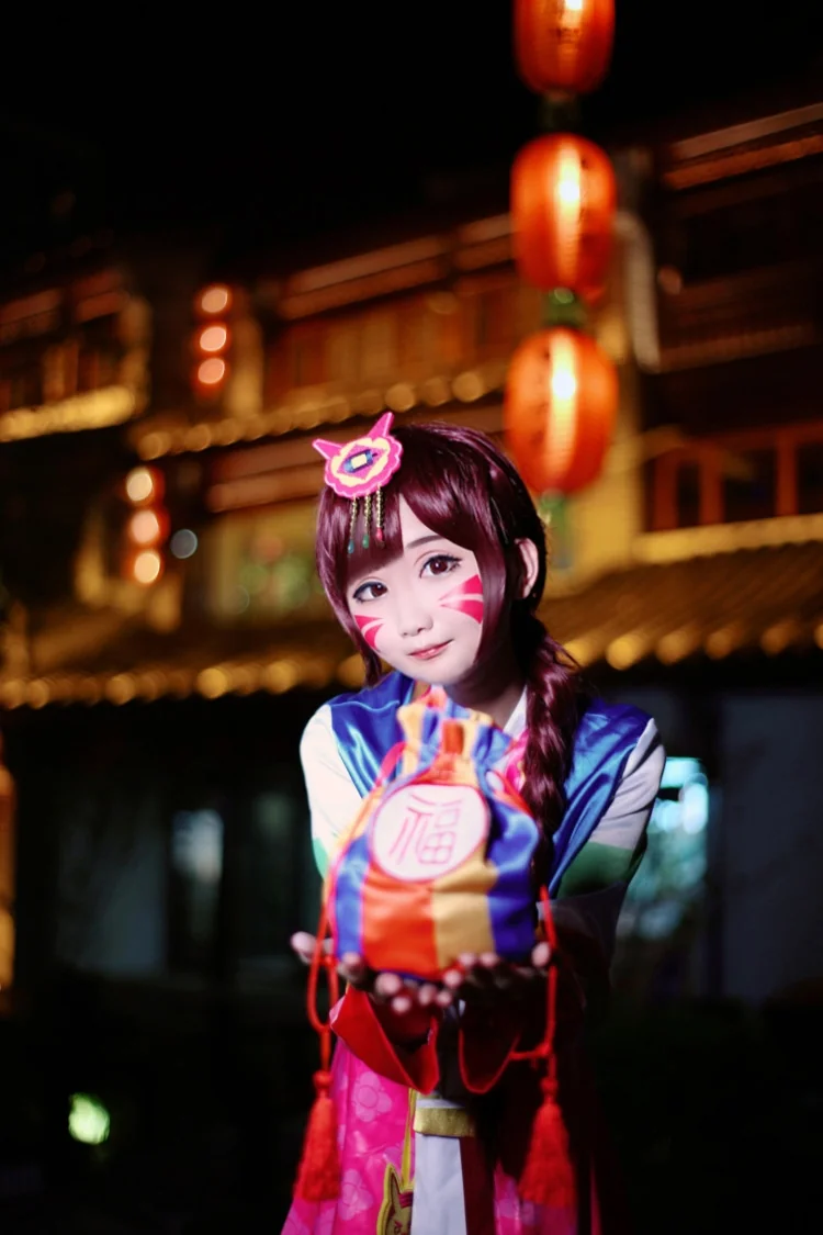 守望先锋旧正dva COS写真