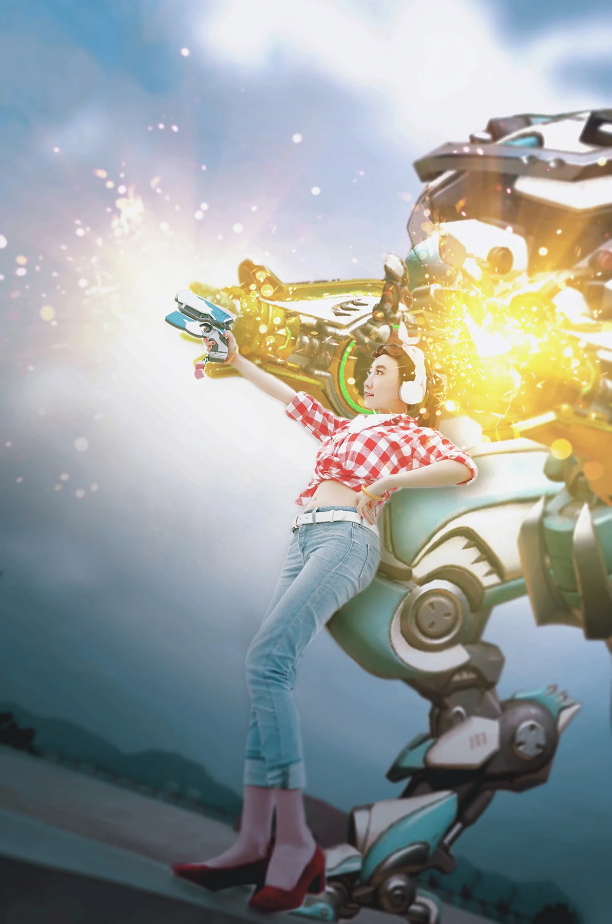 守望先锋·D.va COS写真 （周年庆皮肤：领航者）