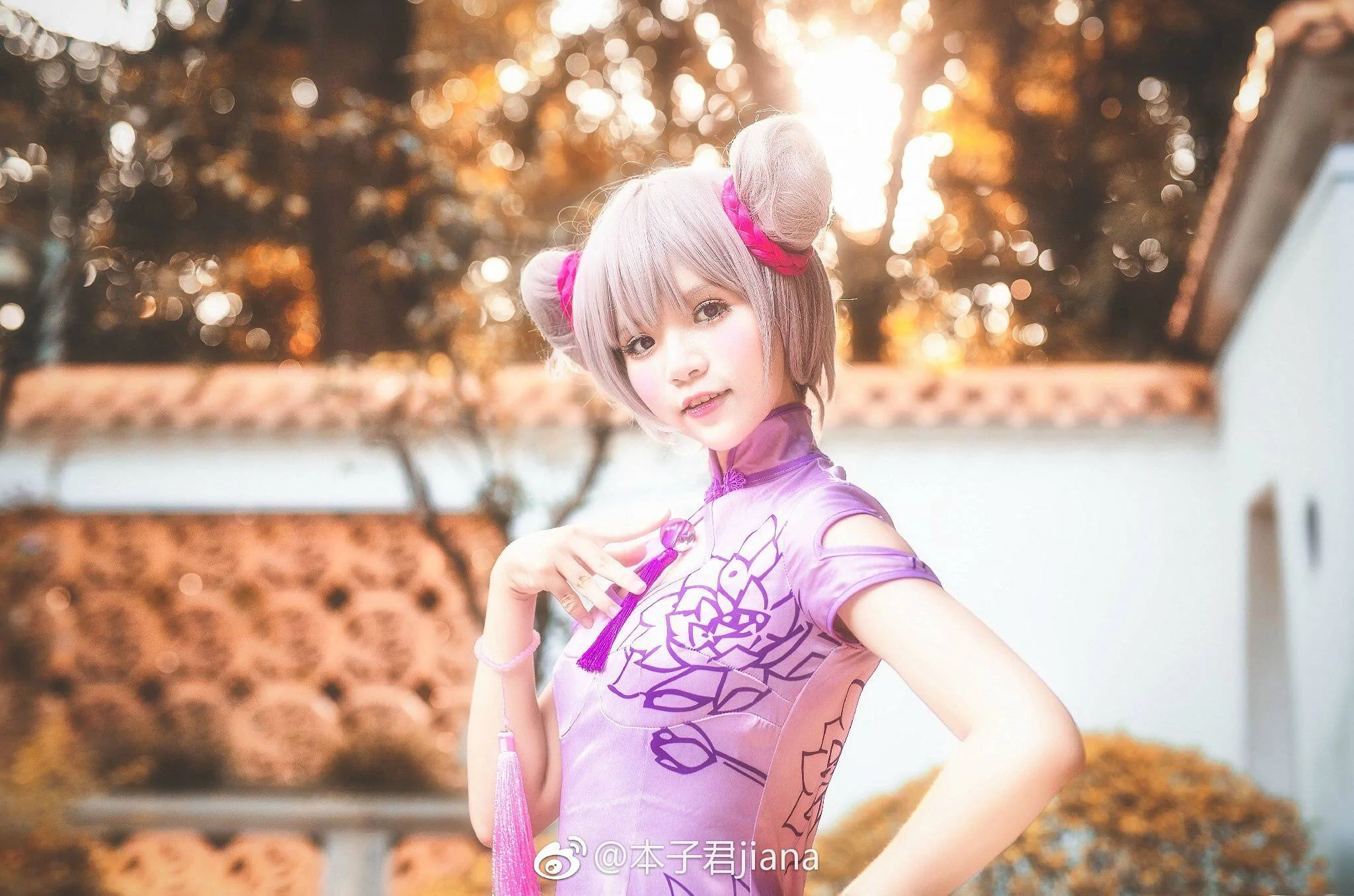 《王者荣耀》小乔旗袍COS写真