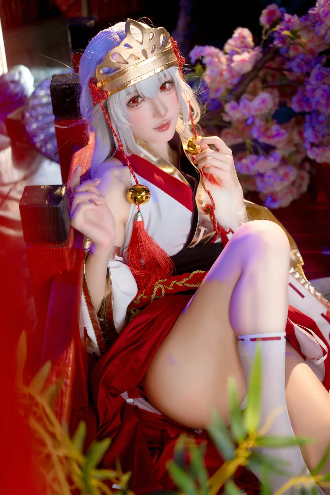 阿包也是兔娘 – 巫女浴池｜高清图片集