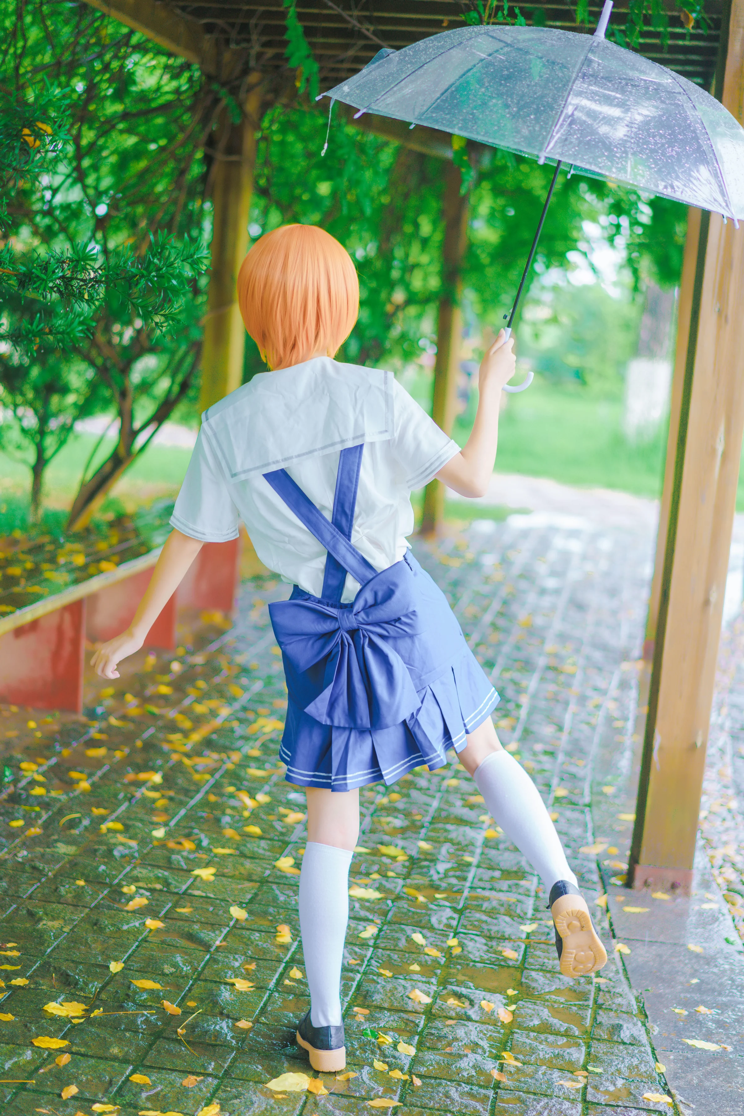 lovelive星空凛海军未觉醒COS写真