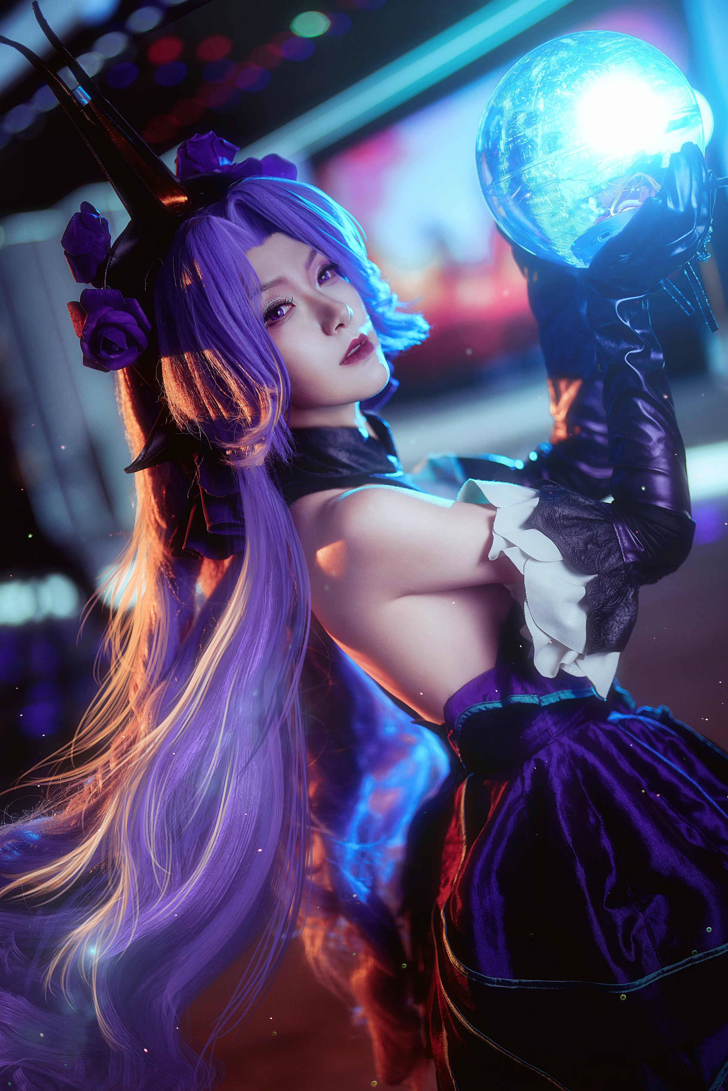 【英雄联盟】幽梦玫瑰 辛德拉 COS写真