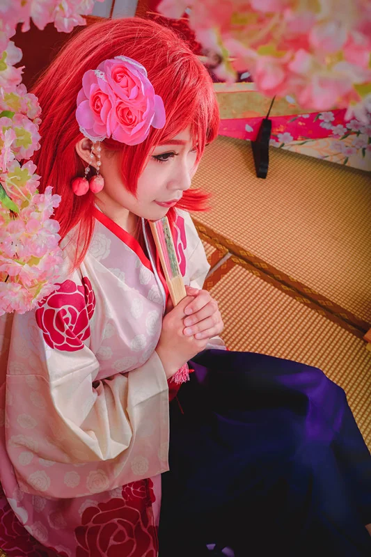 LOVELIVE!Maki同人和服COS写真