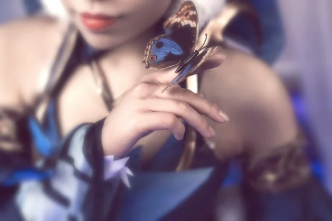 《夜蝶弥香》貂蝉蝴蝶梦COS写真