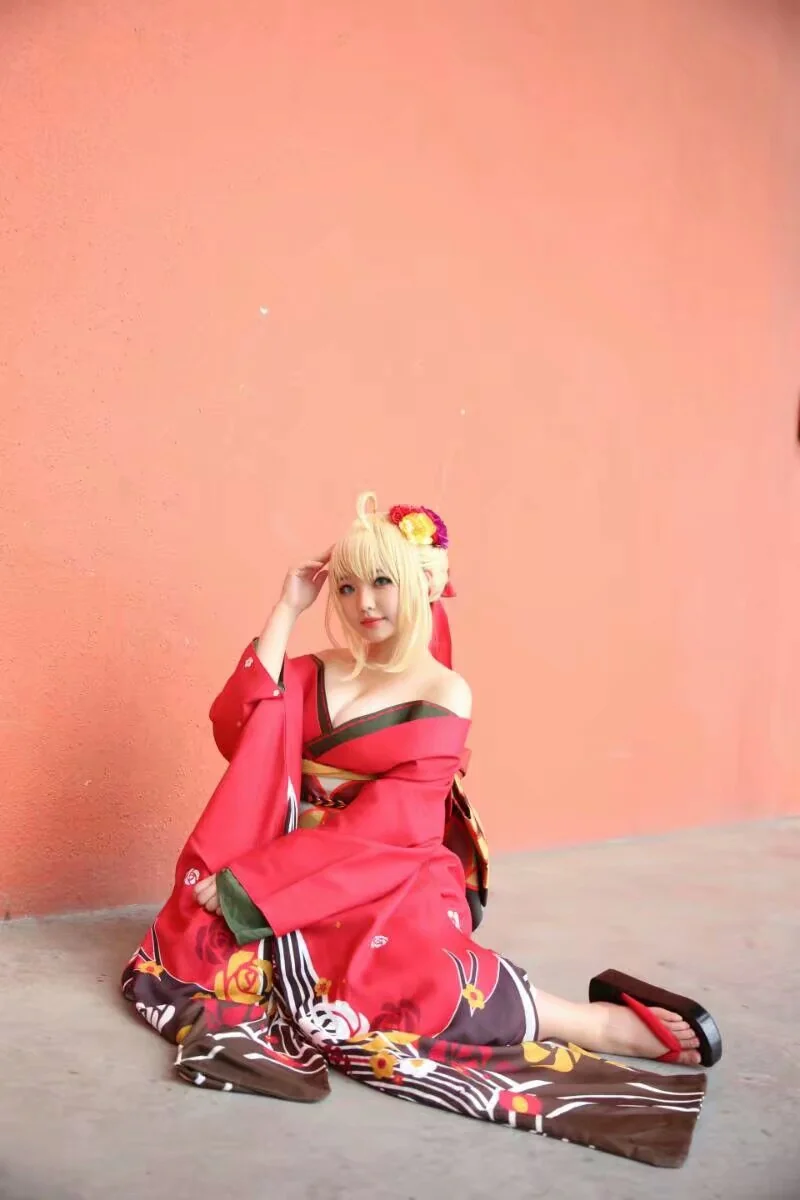 尼禄 振袖和服COS写真