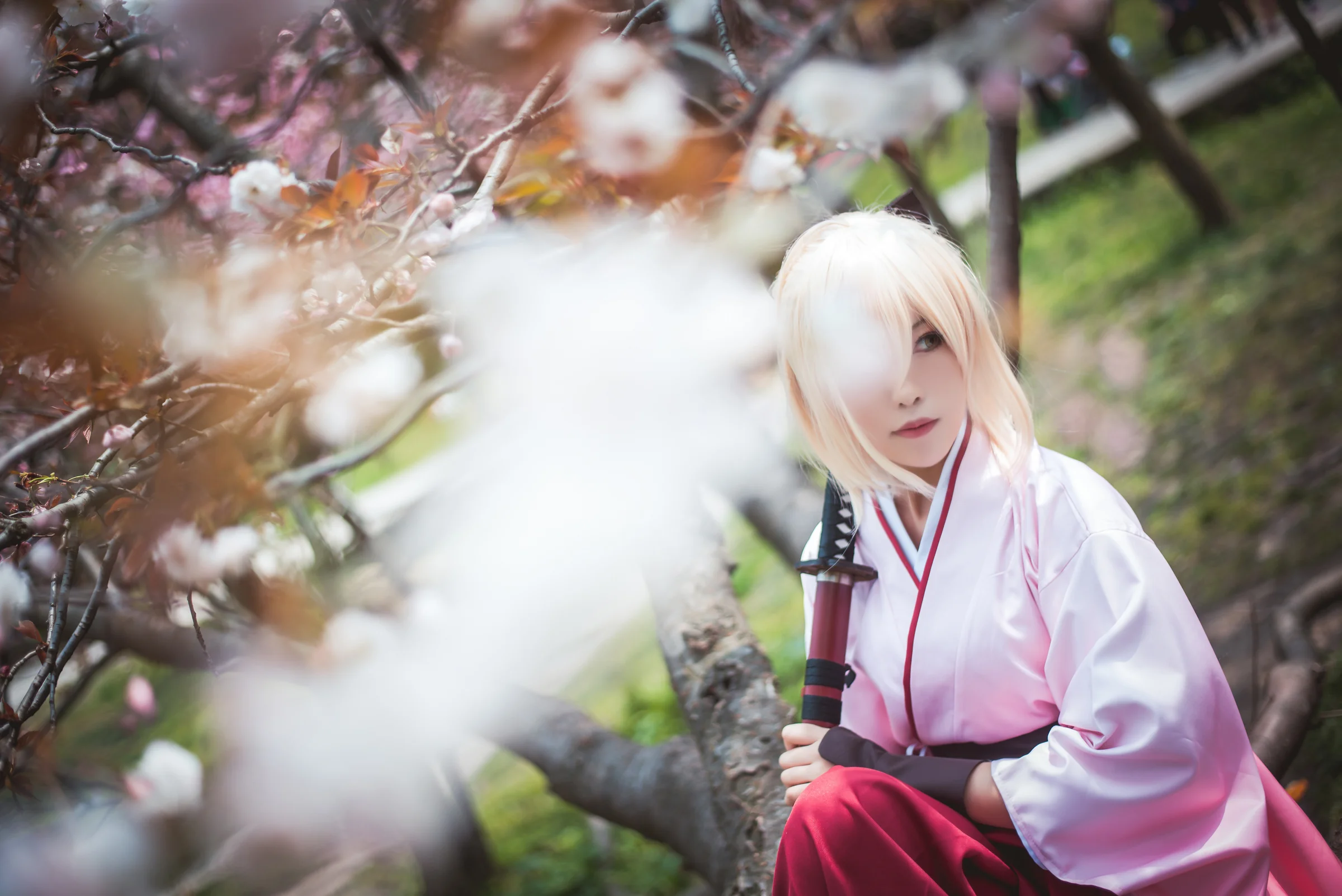 Fate/GrandOrder 冲田总司COS写真