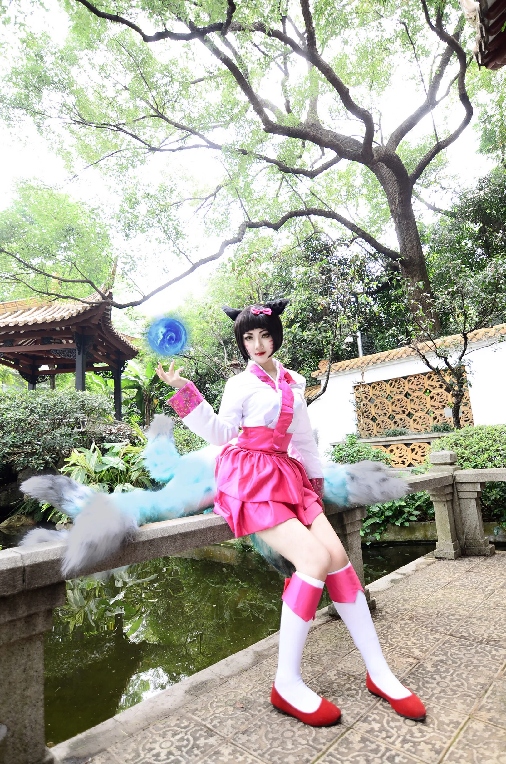英雄联盟高丽风情阿狸COS写真