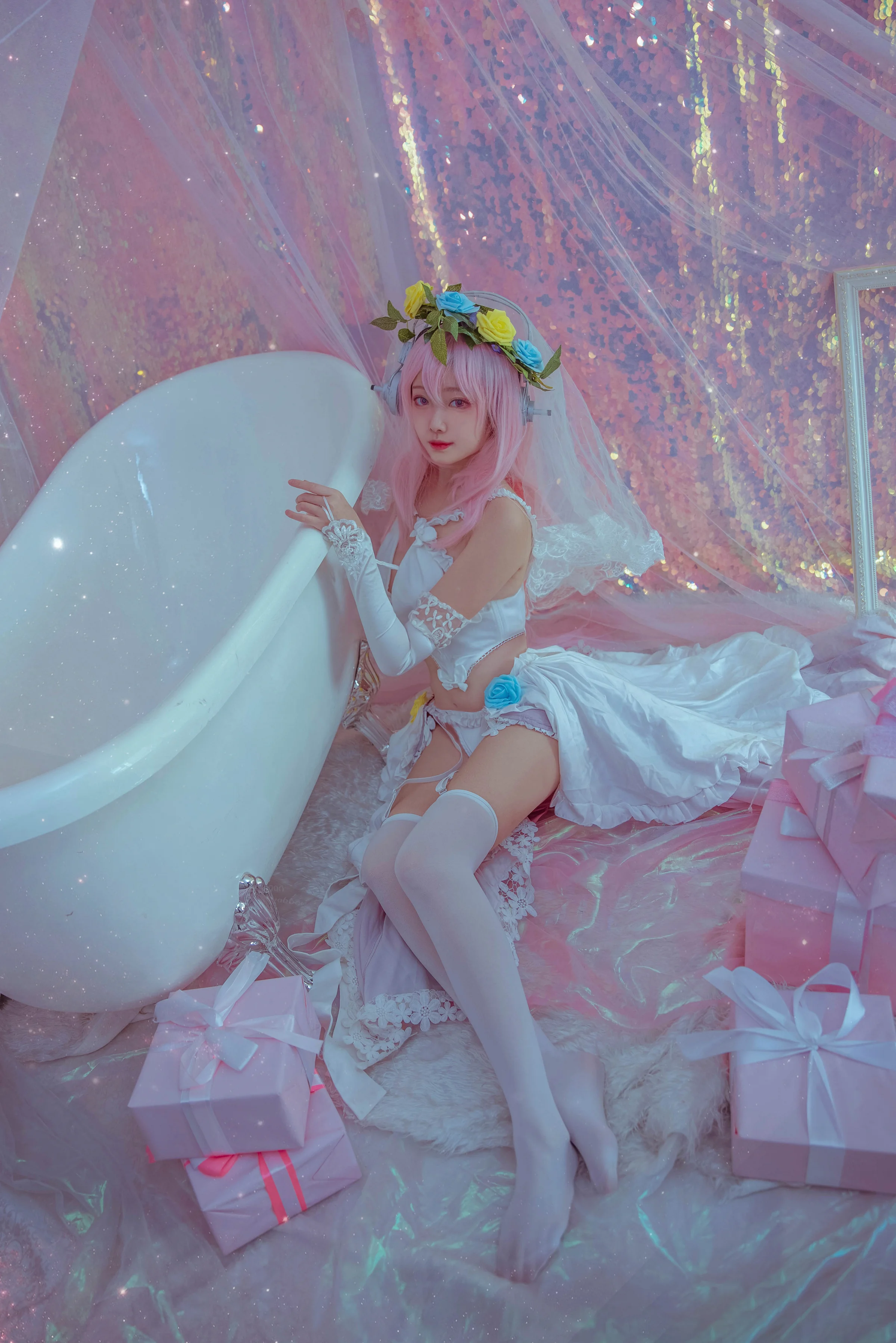 索尼子花嫁COS写真