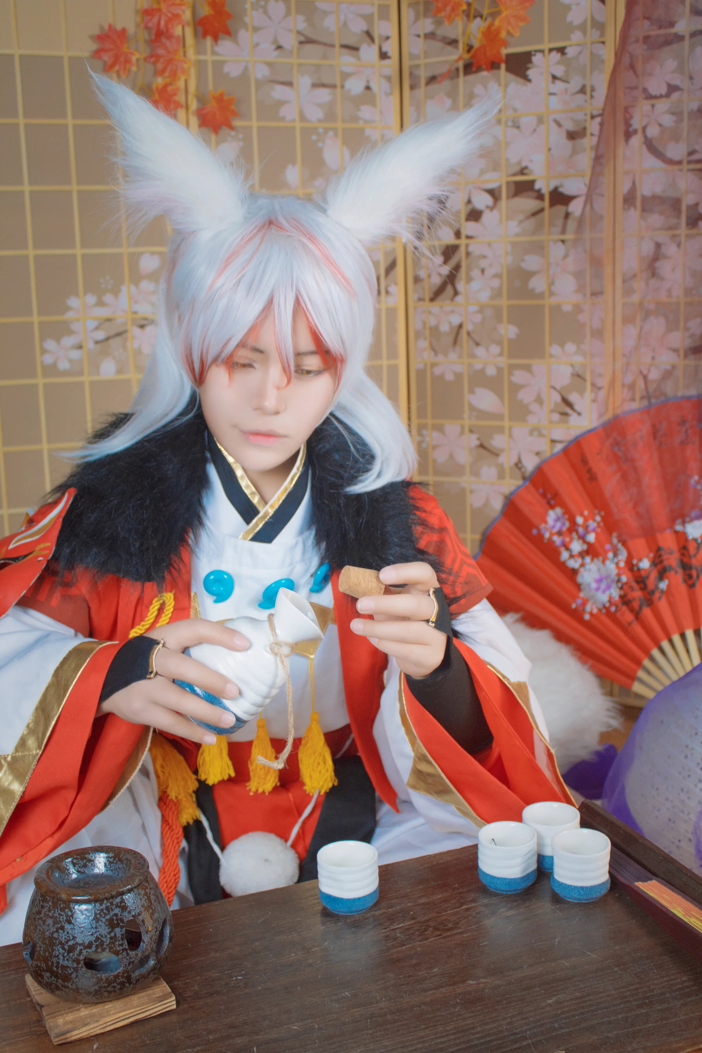 阴阳师妖狐风雅之士COS写真