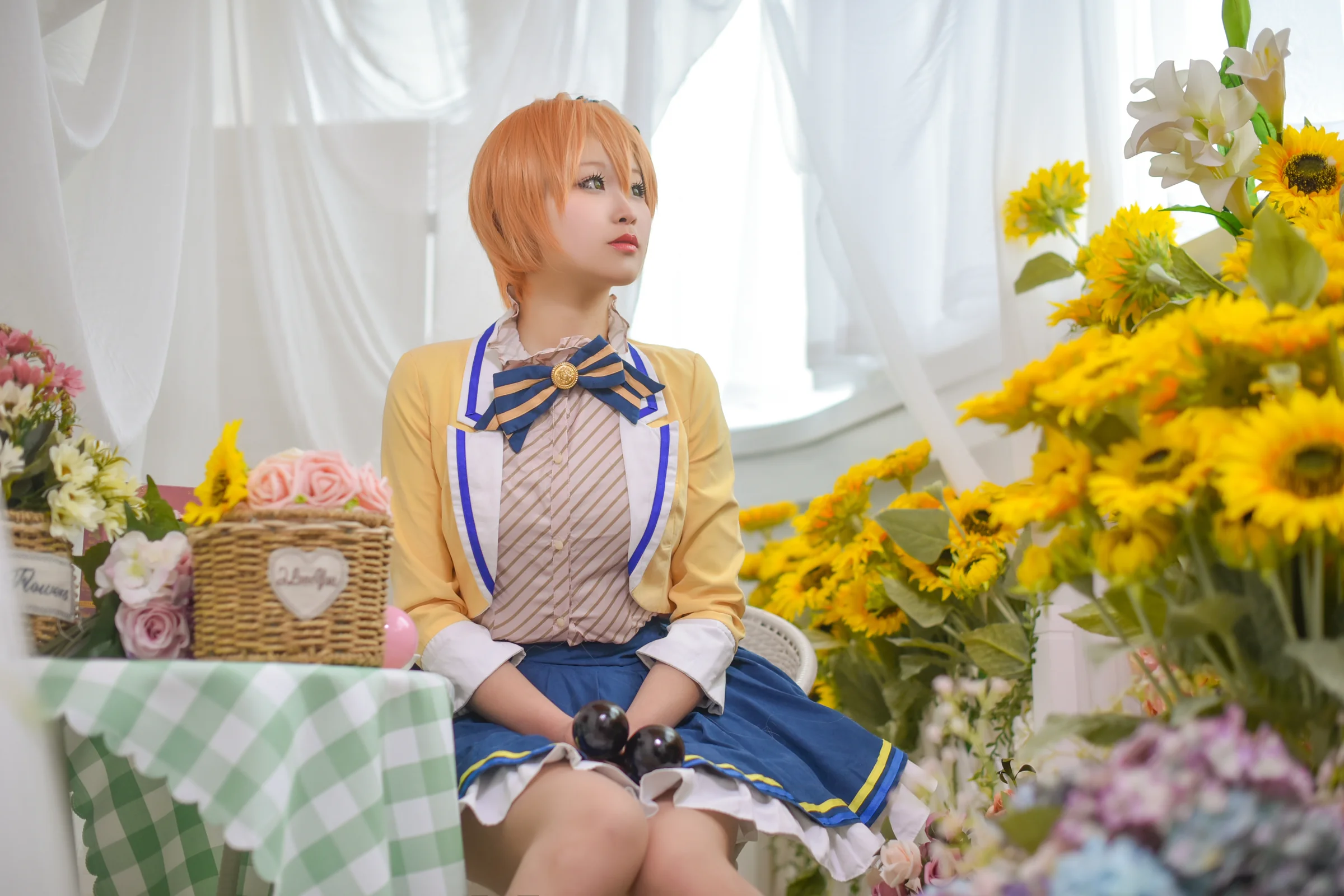 COS写真正片 lovelive！乐器同人花凛