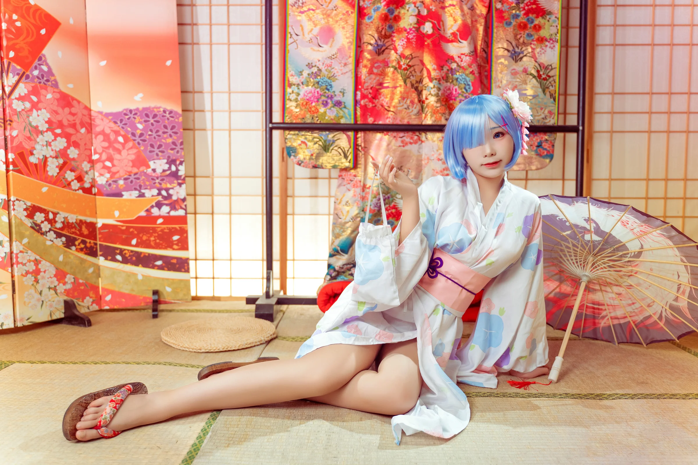 《从零开始的异世界》蕾姆浴衣COS写真