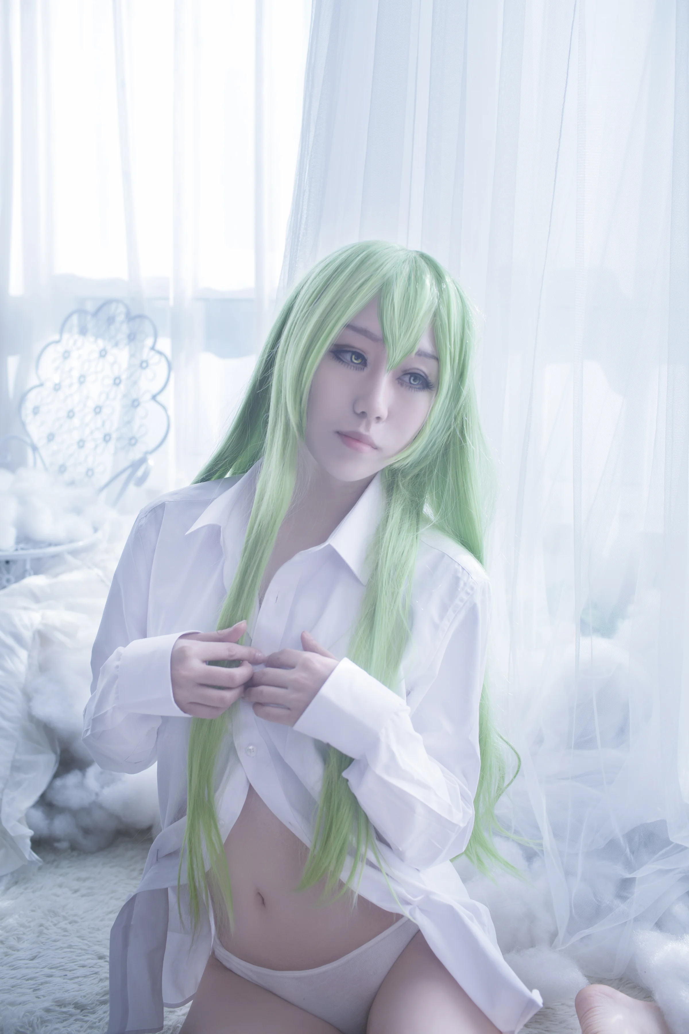 叛逆的鲁鲁修C.C.白衬衫ver COS写真