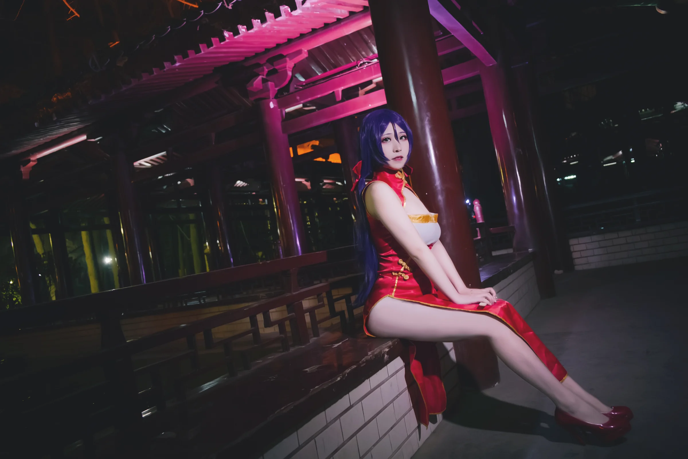 东条希新年旗袍COS写真
