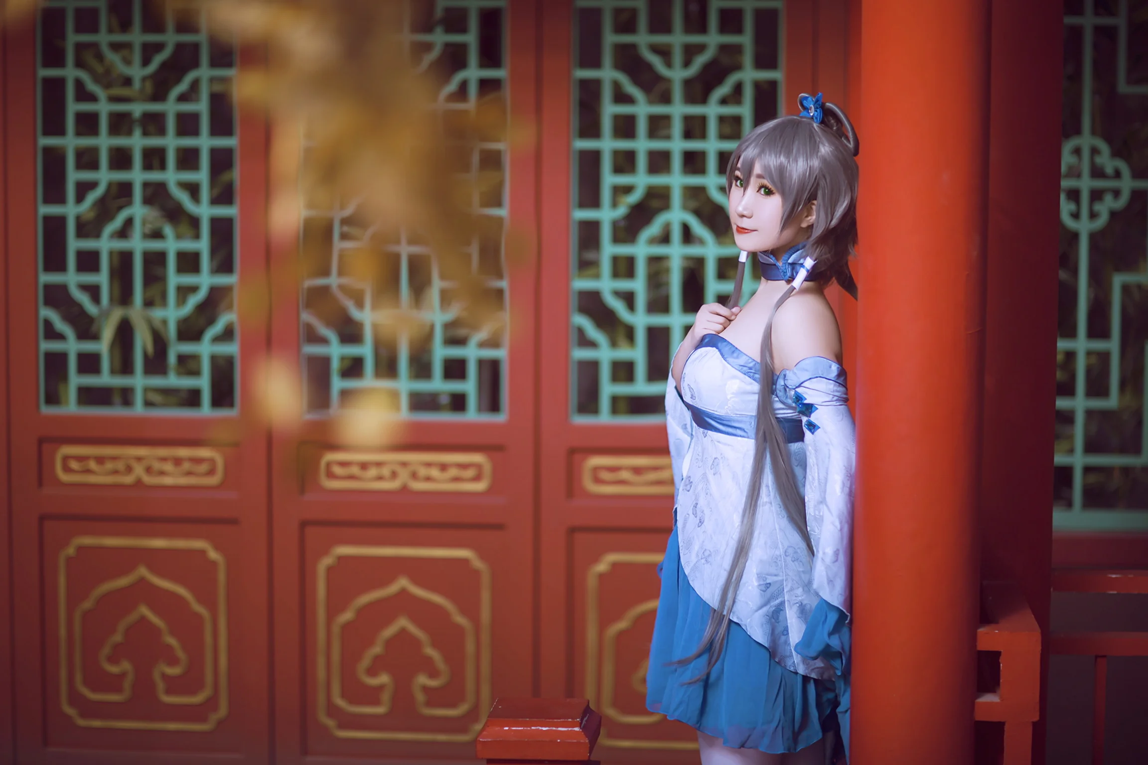 VOCALOID流鱼惊鹊洛天依COS写真