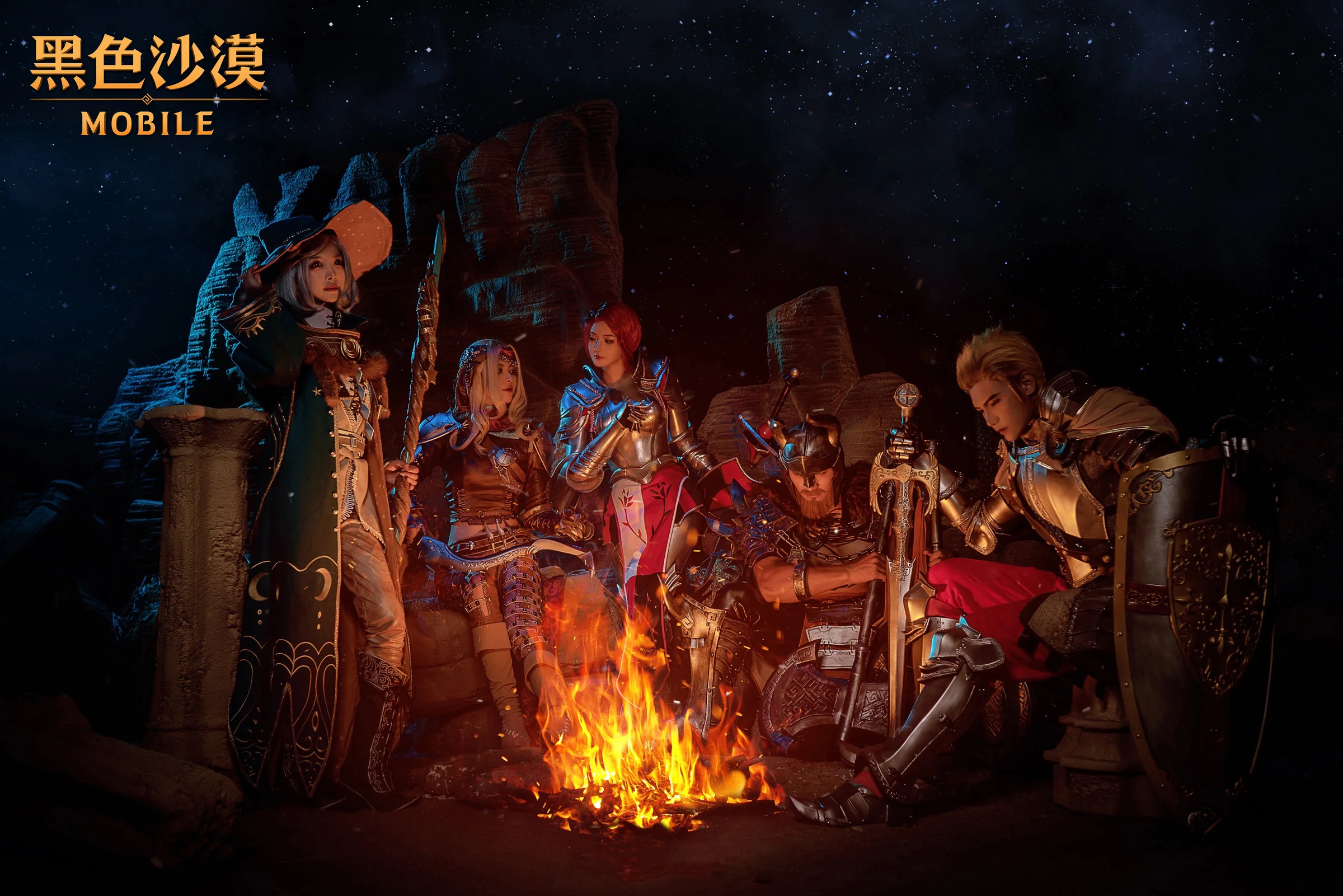 《黑色沙漠手游》女武神COS写真