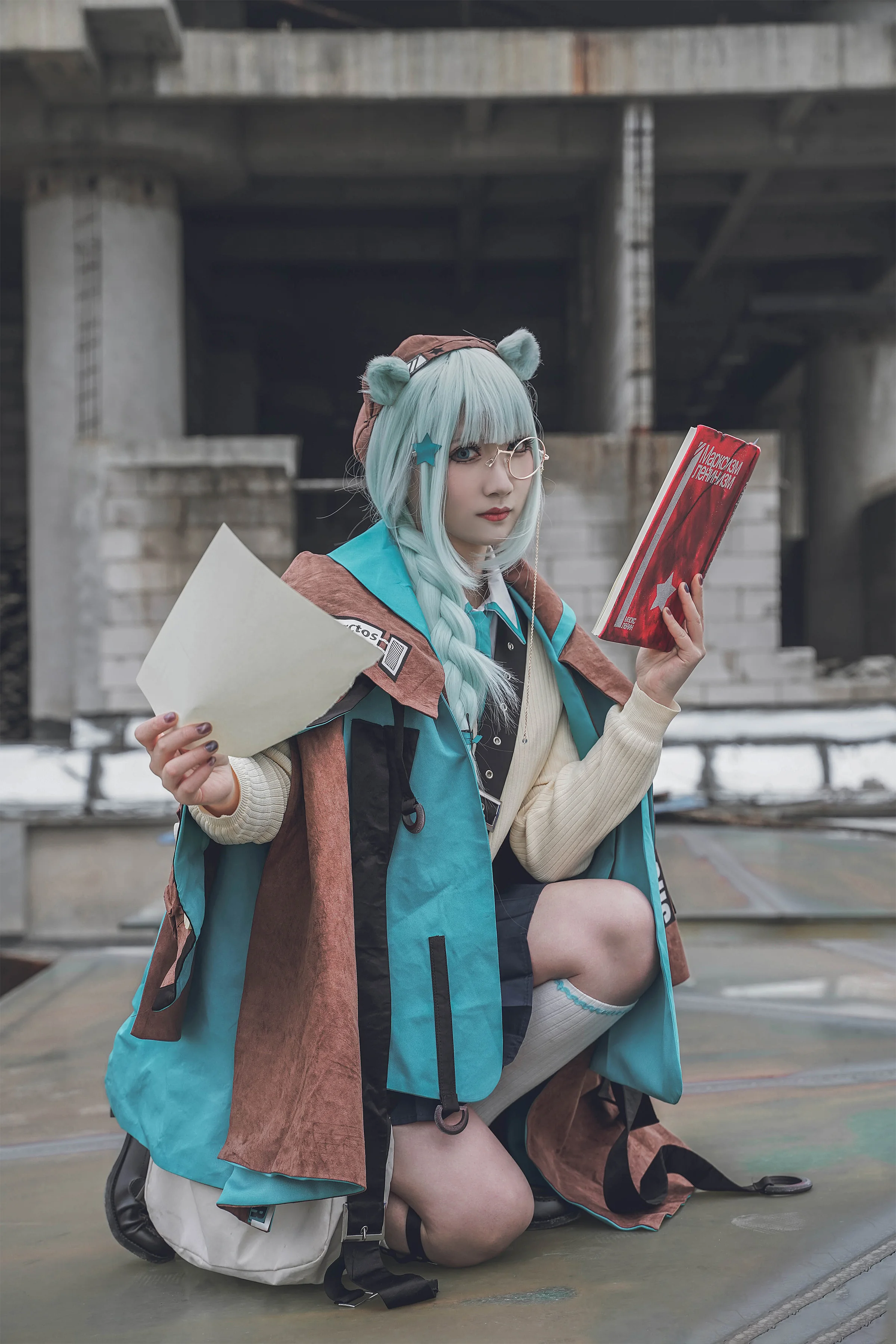 《明日方舟》凛冬 真理COS写真