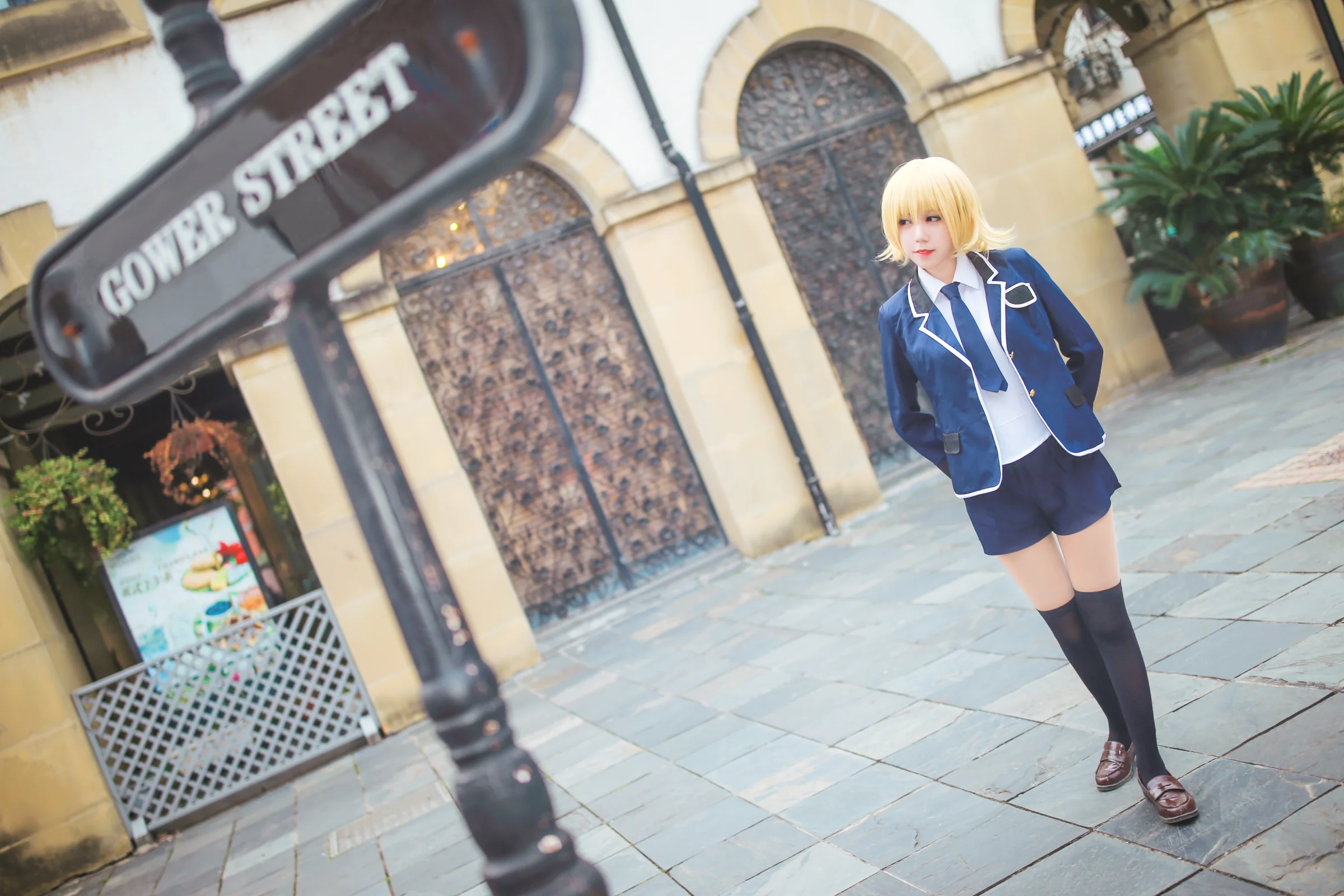 Fate/Apocrypha贞德校服COS写真