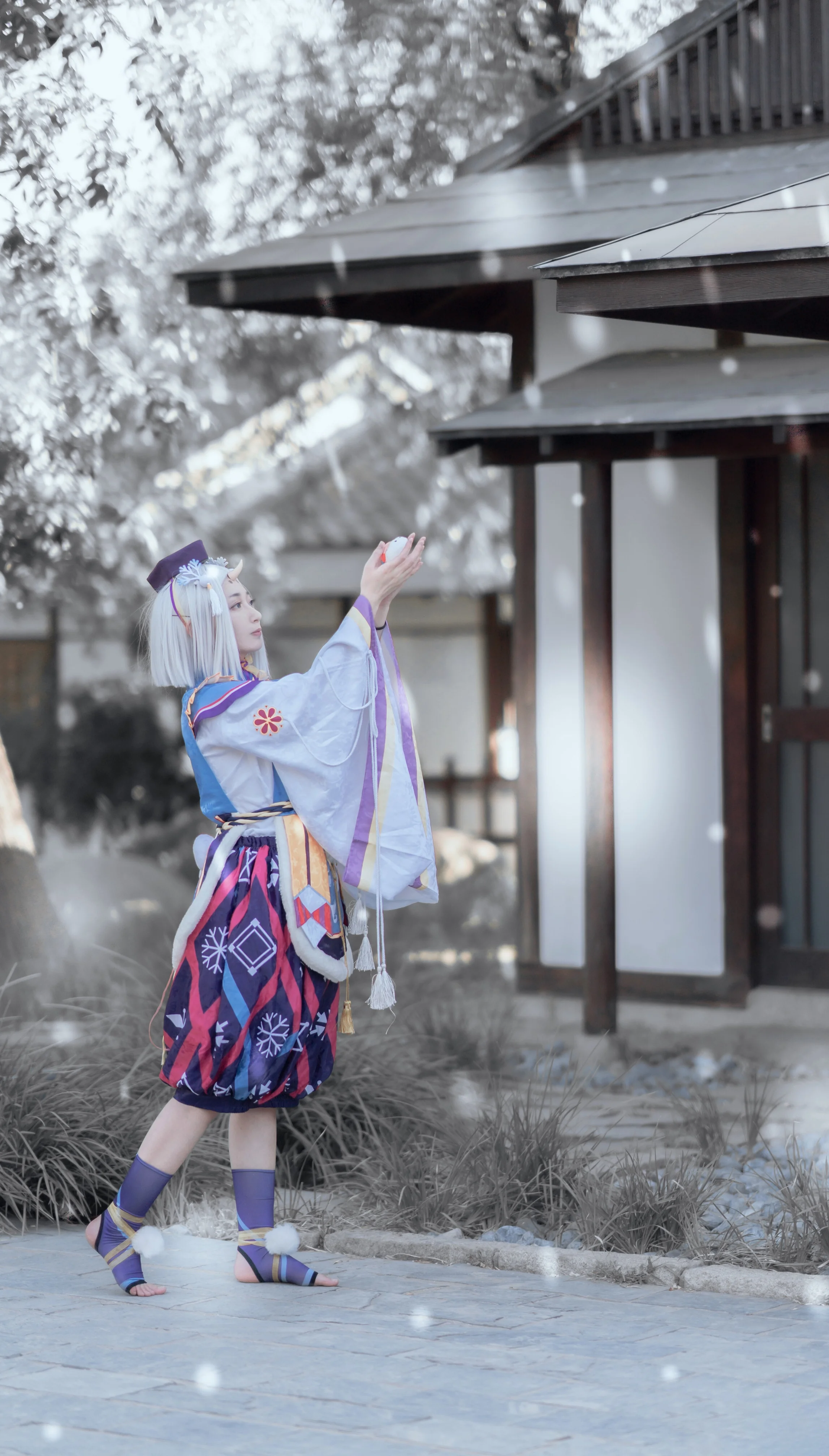 阴阳师 雪童子&雪女COS写真