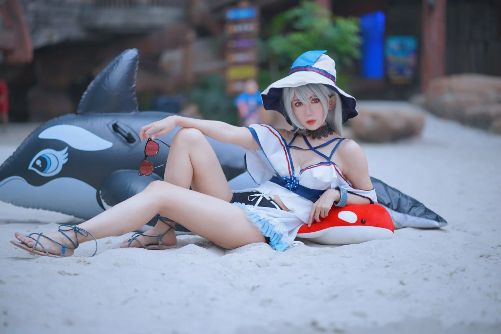 明日方舟 斯卡蒂COS写真