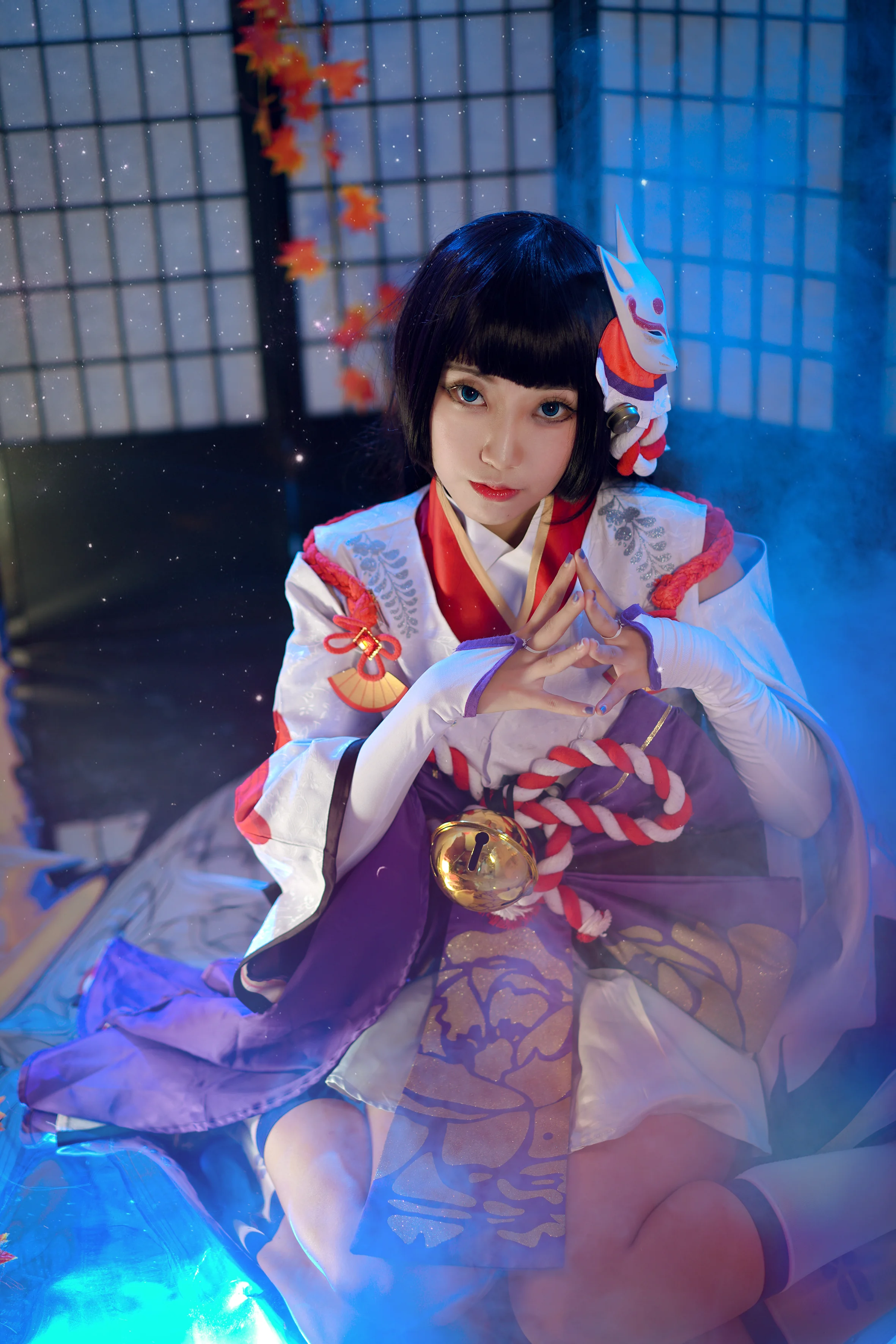 阴阳师雪女月见之樱COS写真