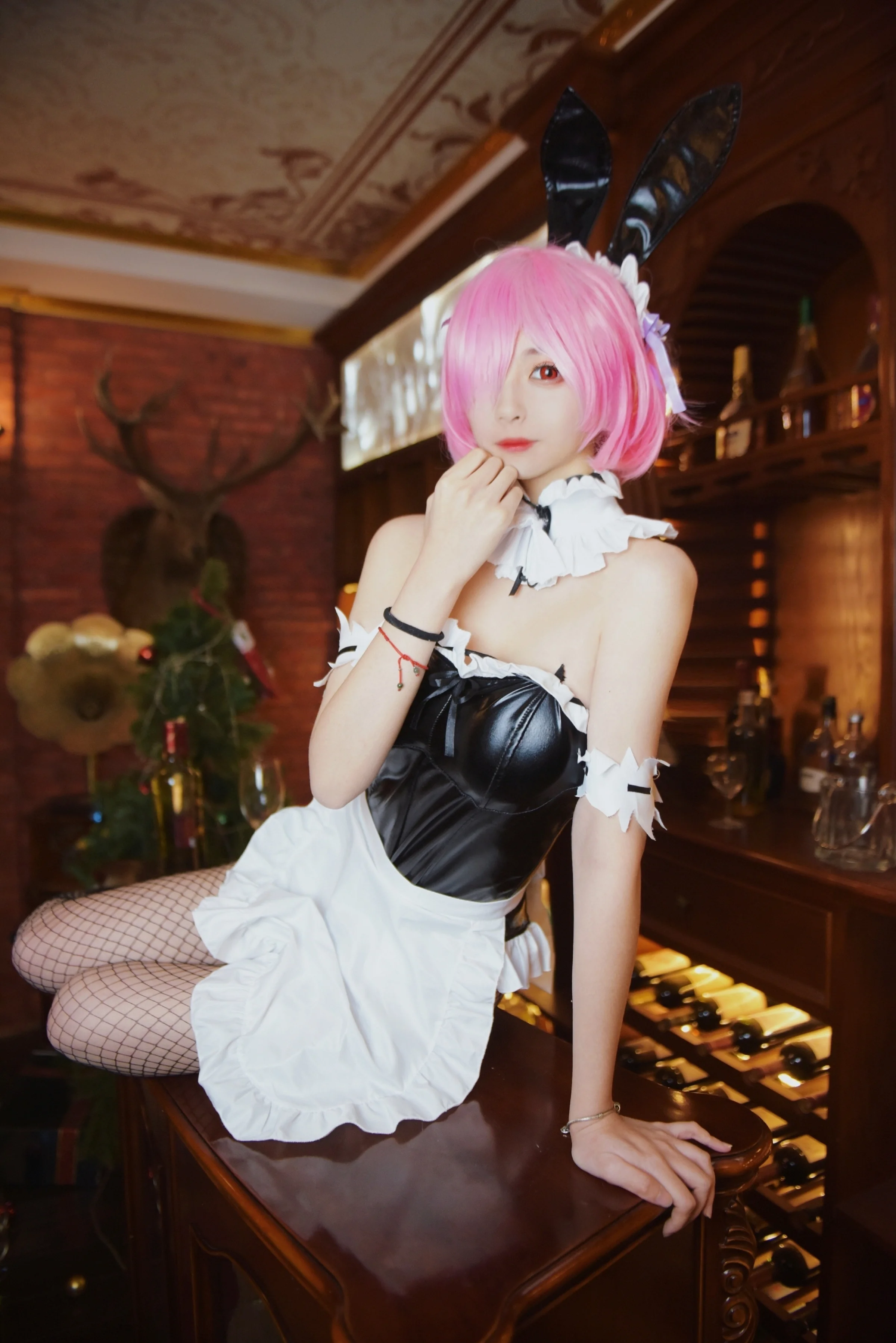 《re：从零开始的异世界》拉姆兔女郎COS写真