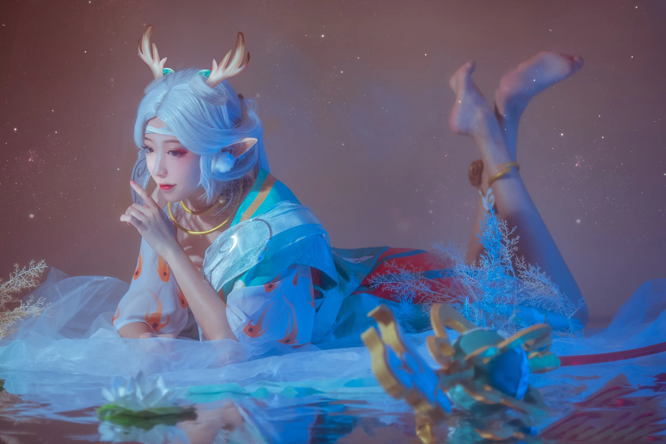 王者荣耀 瑶遇见神鹿COS写真