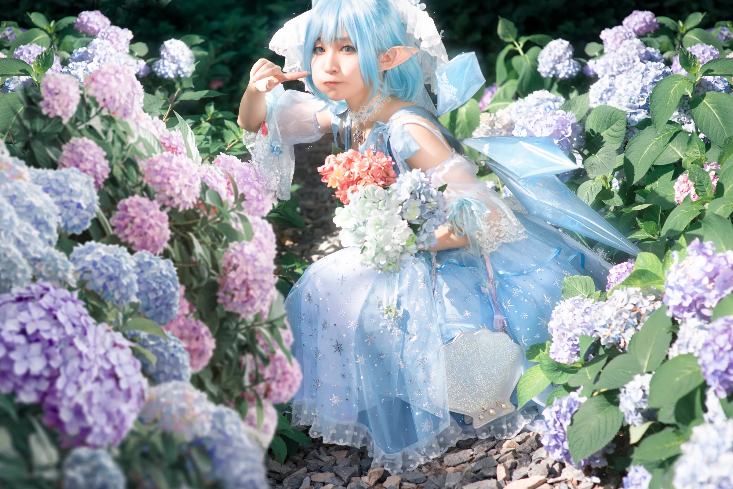 东方project 琪露诺 COS写真