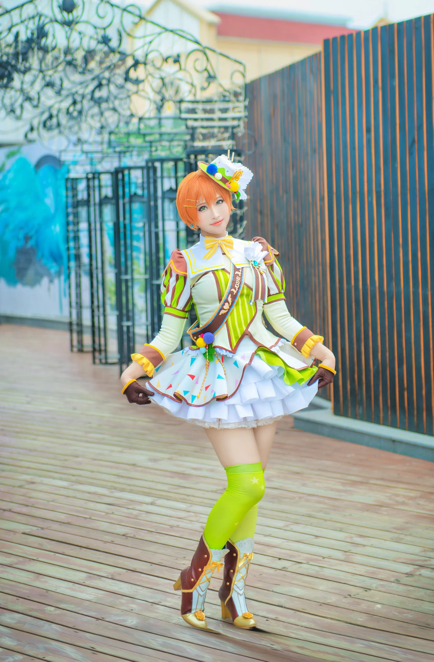 lovelive星空凛COS写真，冰淇淋觉醒