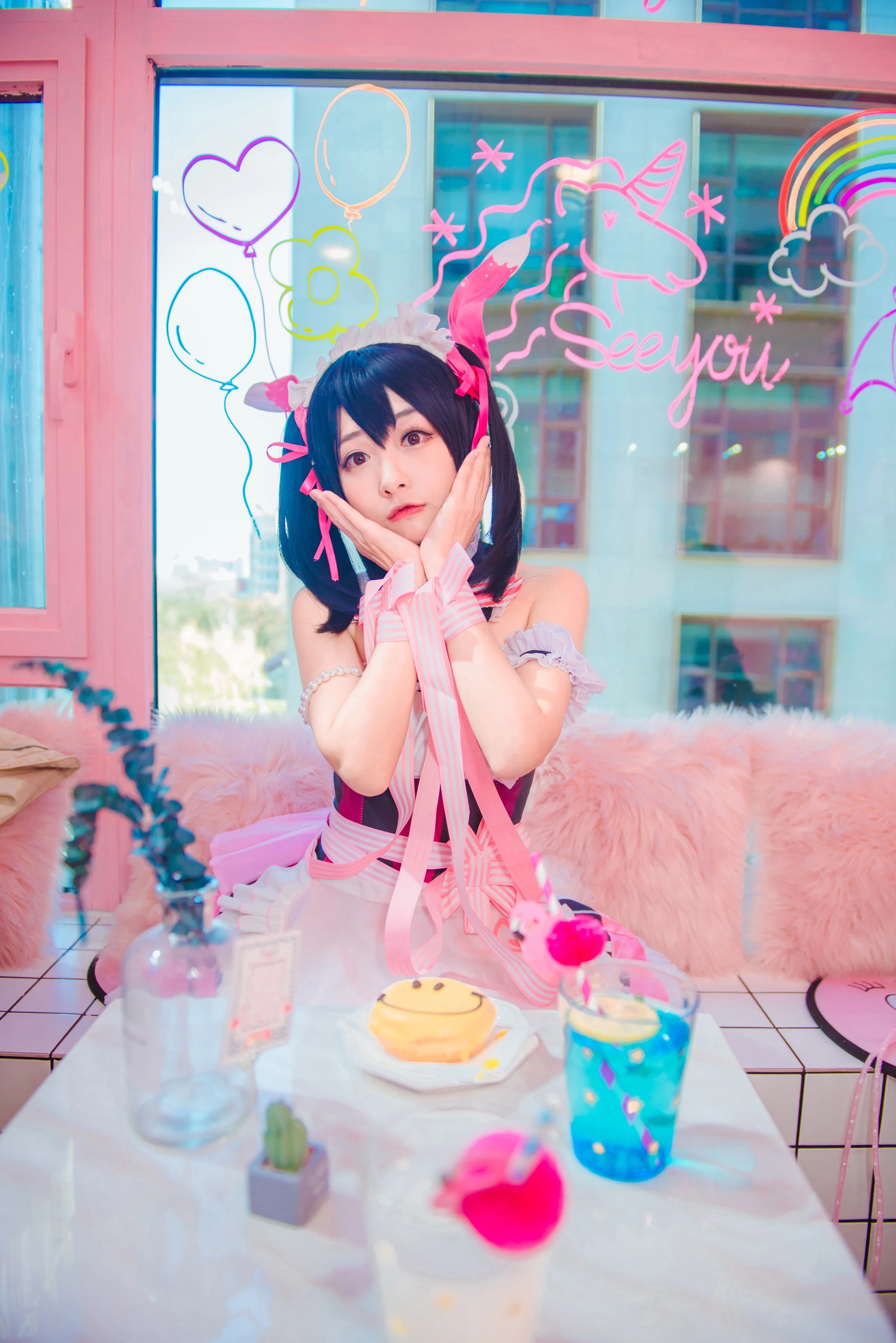 Love live！妮可情人节女仆COS写真