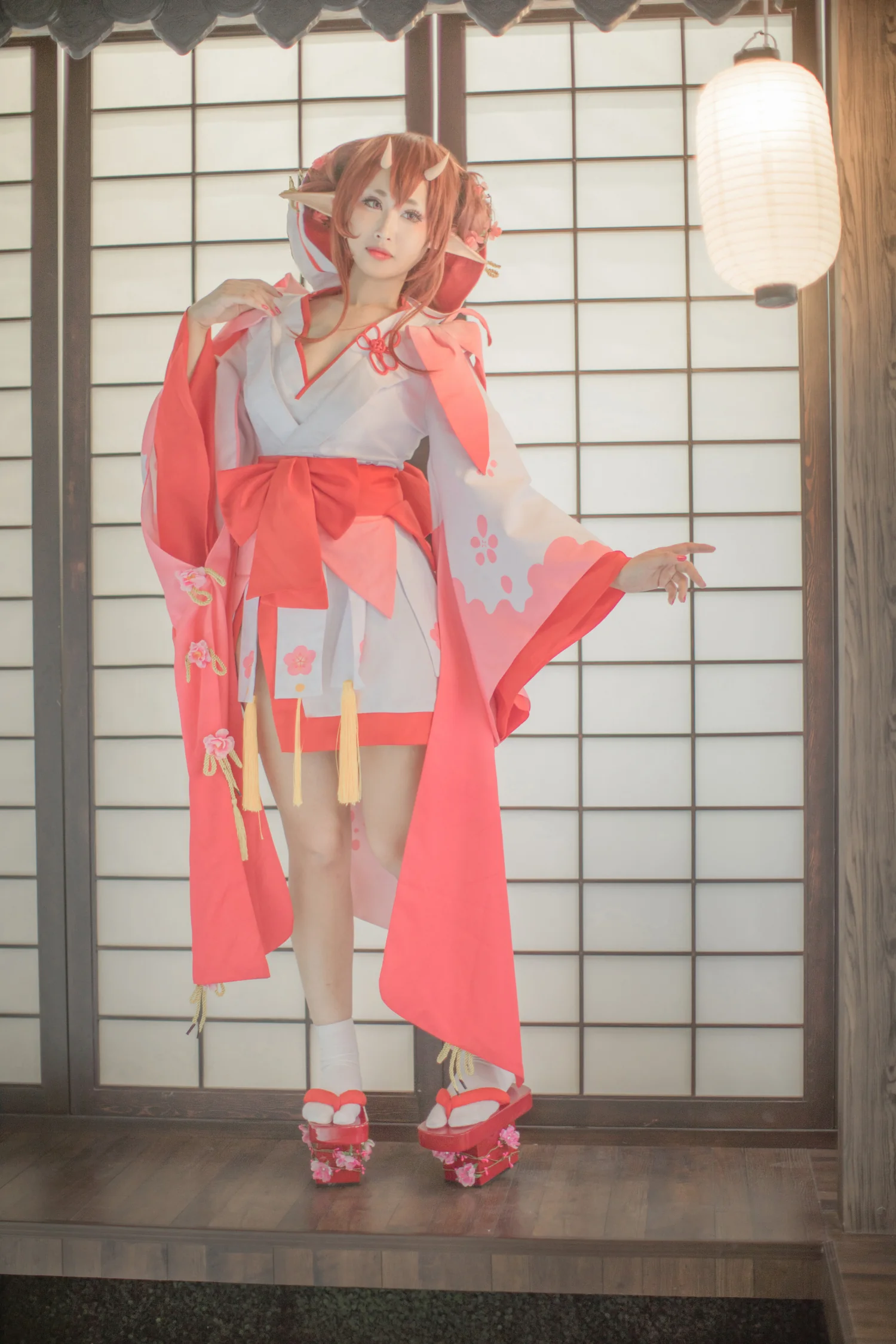 阴阳师手游 桃花妖COS写真