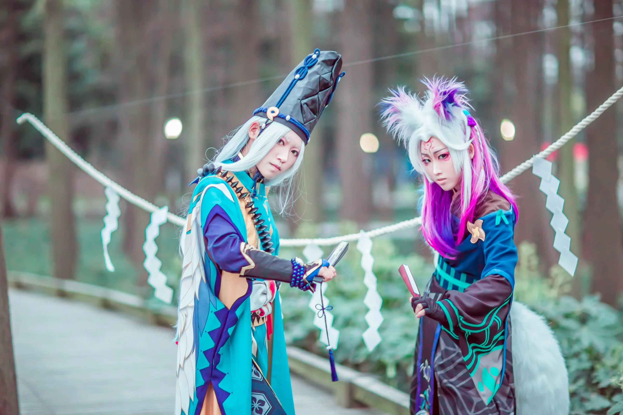 阴阳师手游安倍晴明COS写真