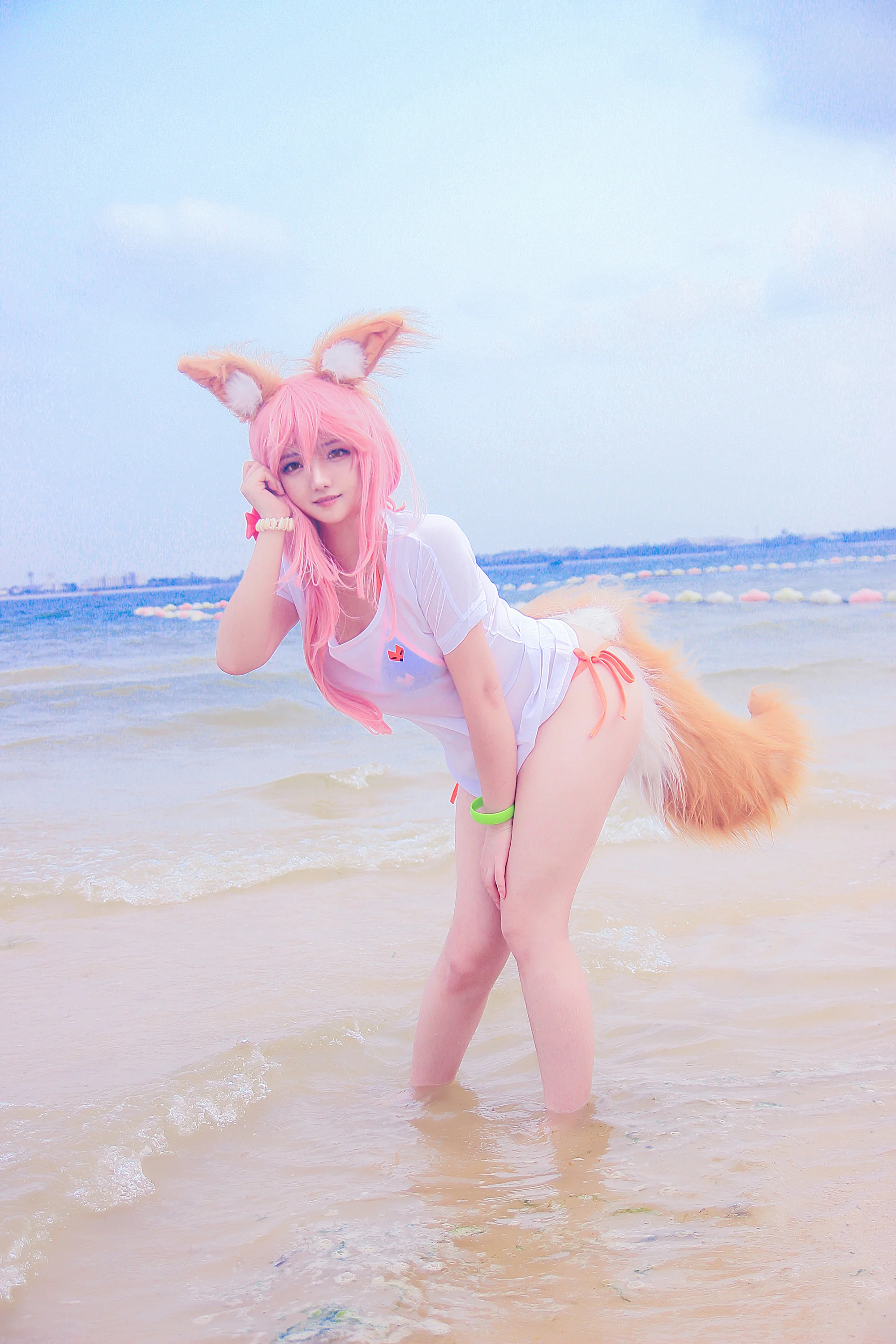 TYA事务所 fgo 玉藻前泳装COS写真 一破