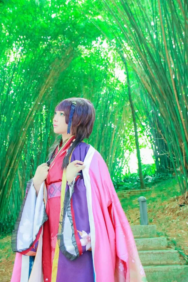 梦100 樱花COS写真
