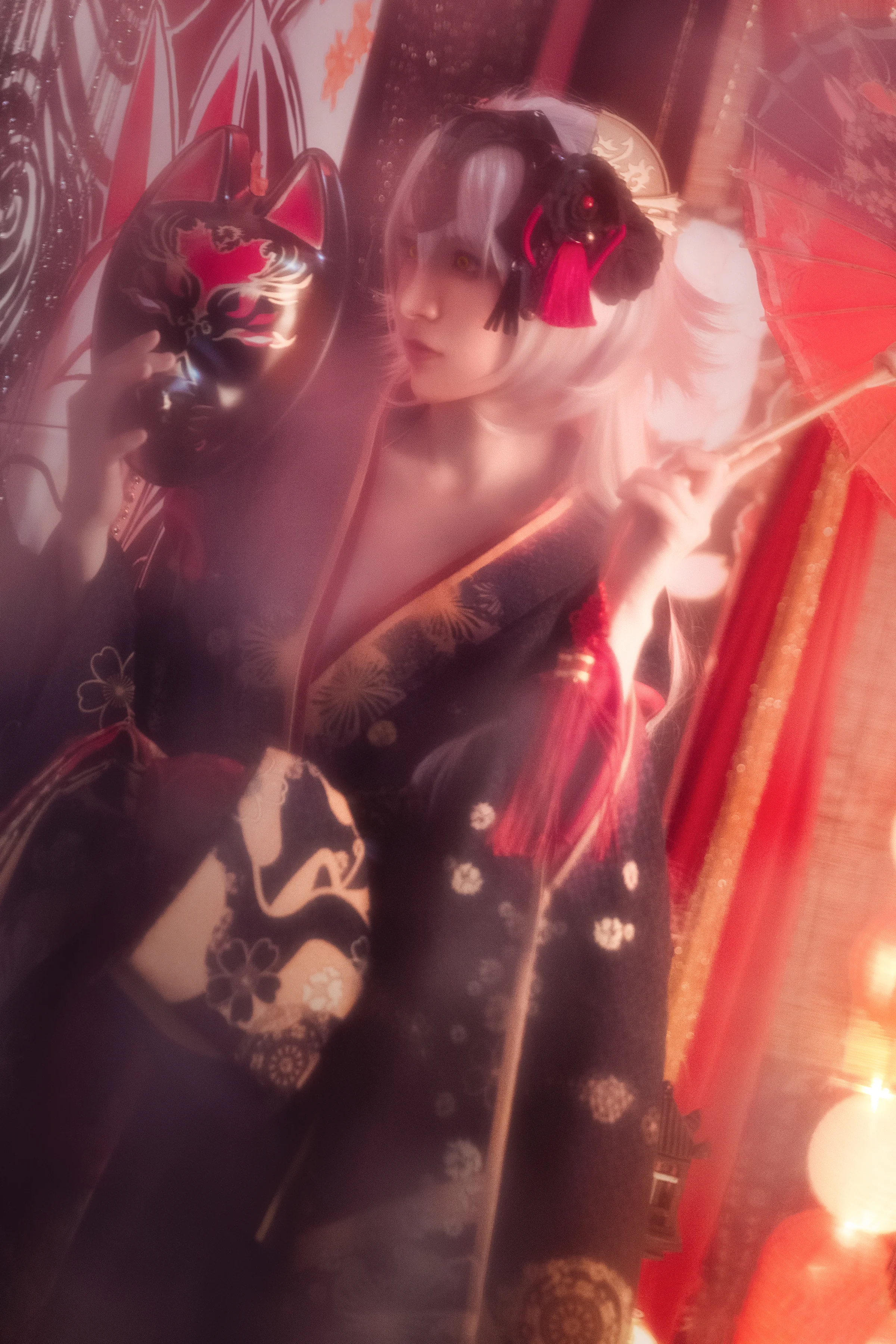黑贞德花魁COS写真