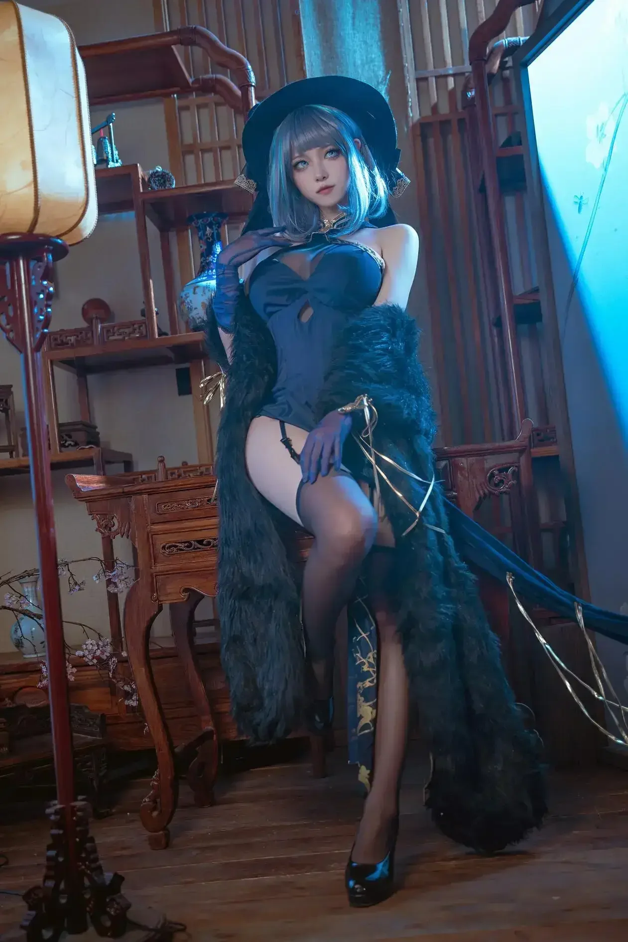 Seya-狮砸 – 碧蓝航线 柴郡旗袍｜高清图片集