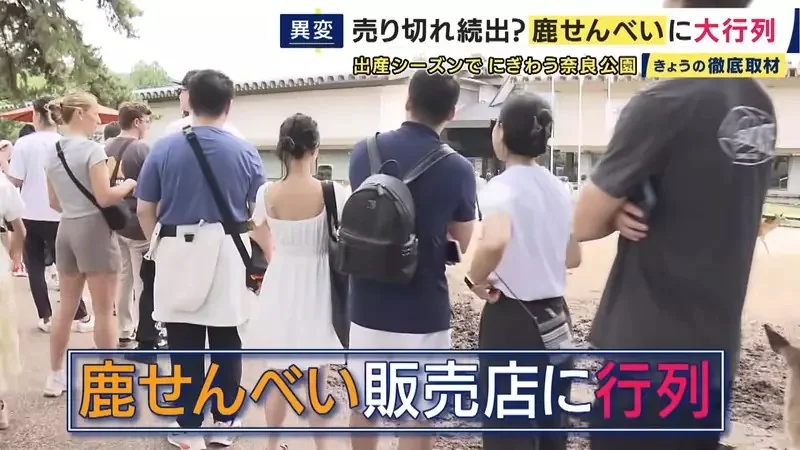 《奈良鹿仙貝售罄問題》最近觀光客想買都買不到？原來有難以提高產量的理由……｜高清图片集