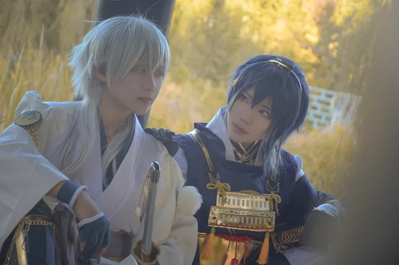 刀剑乱舞三日月宗近COS写真