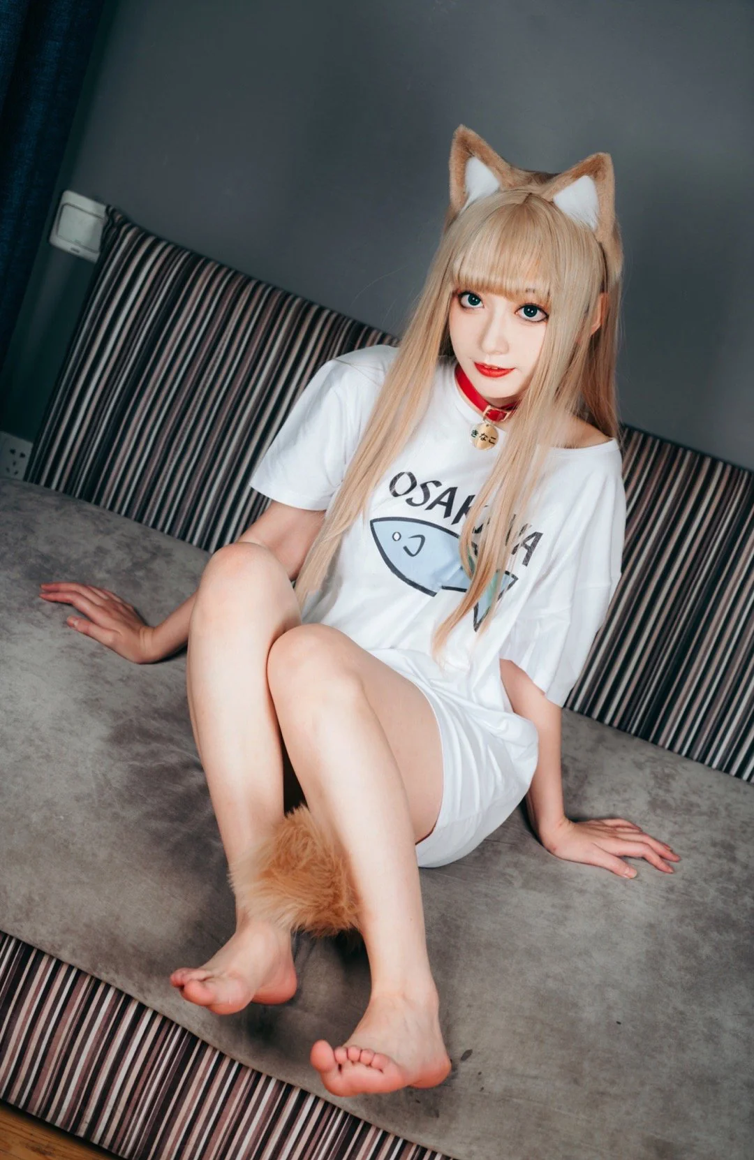 黄豆粉猫娘COS写真