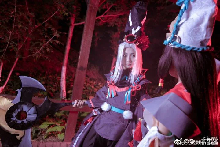 【阴阳师】黑童子COS写真.无常勾魂