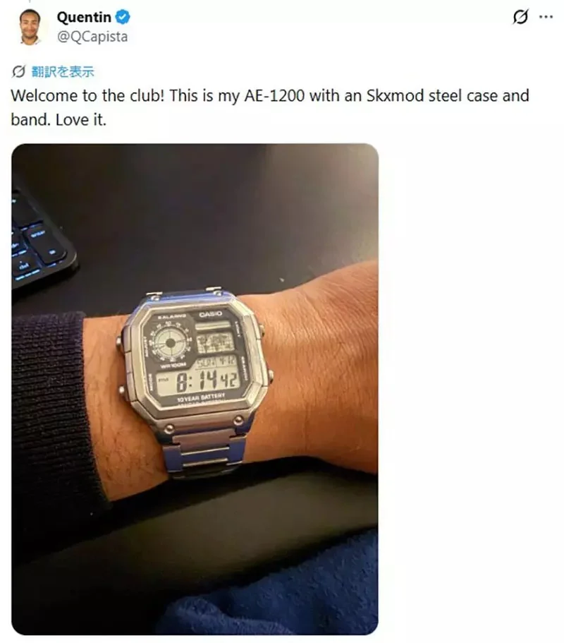 他呼籲放棄Apple Watch改戴《卡西歐手錶》引發世界各國的網友讚賞了｜高清图片集