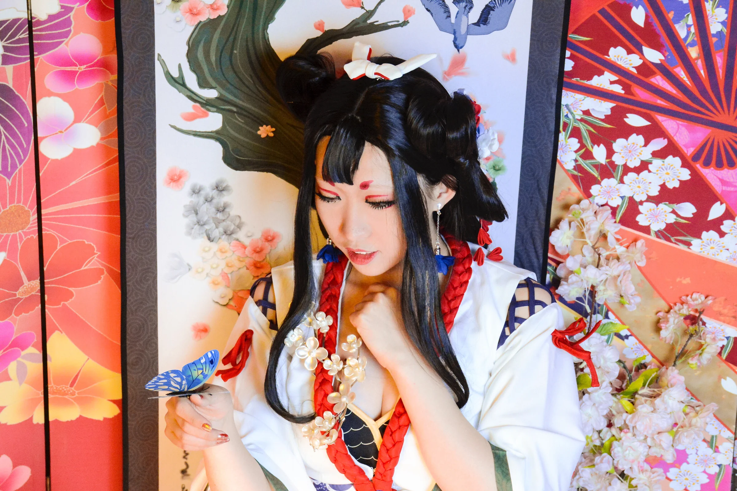 阴阳师花鸟卷COS写真，最喜欢花鸟卷小姐姐了