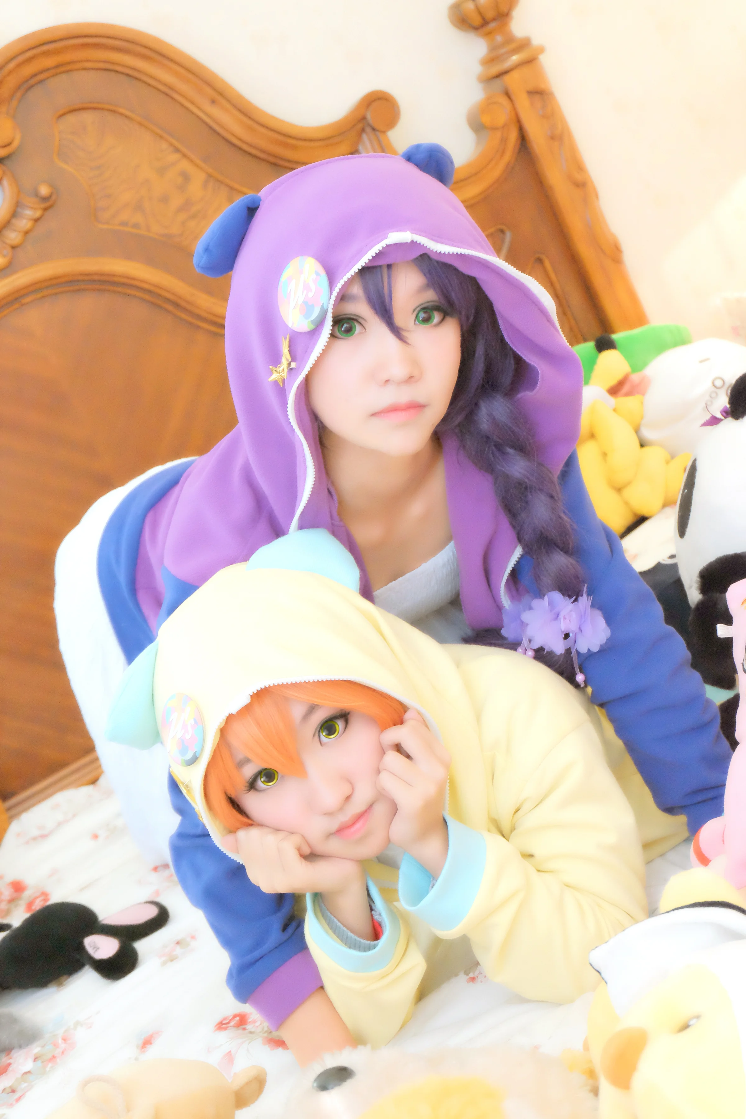 LoveLive！星空凛&东条希动物未觉醒COS写真