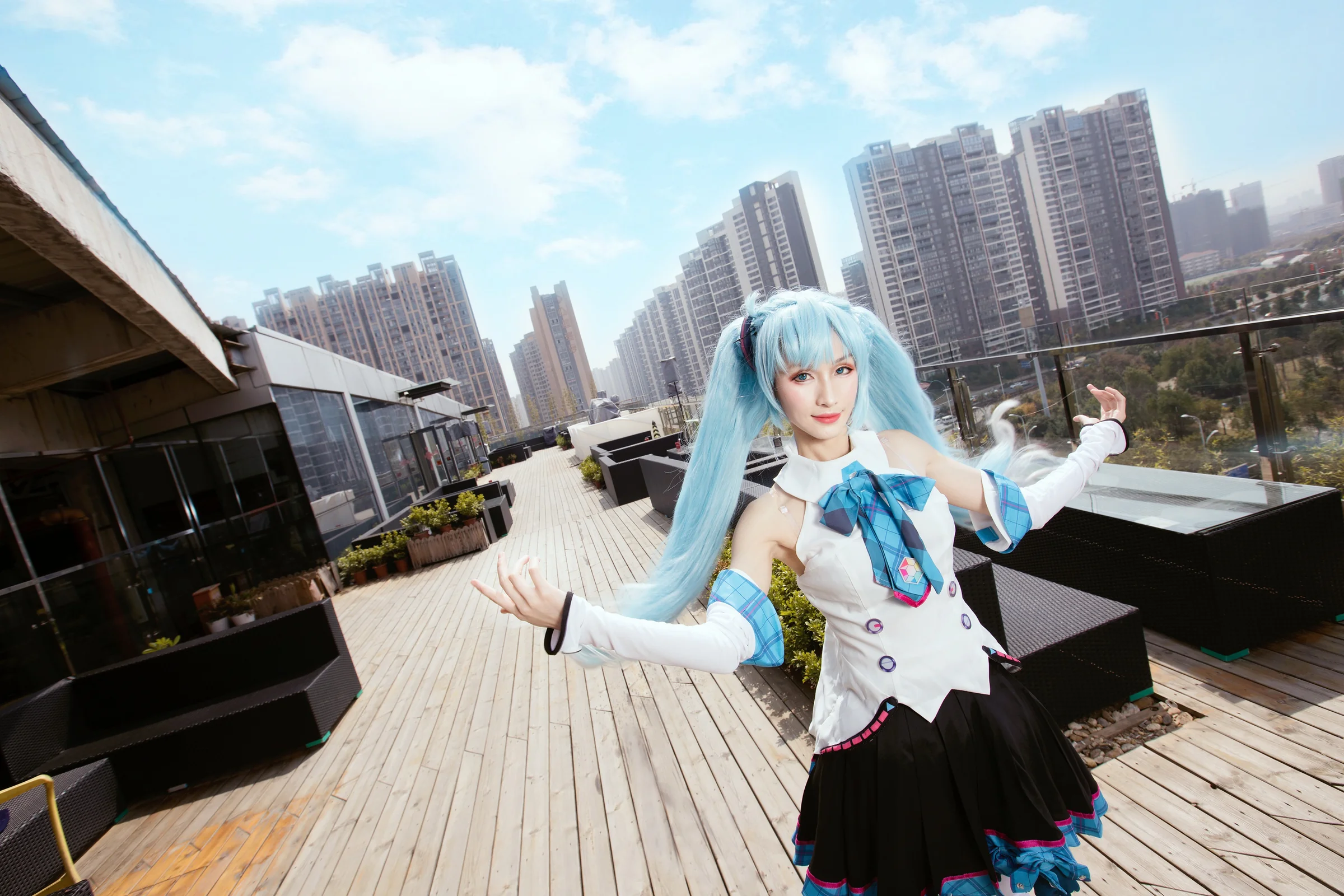 V家 2017魔法未来演唱会 初音未来COS写真