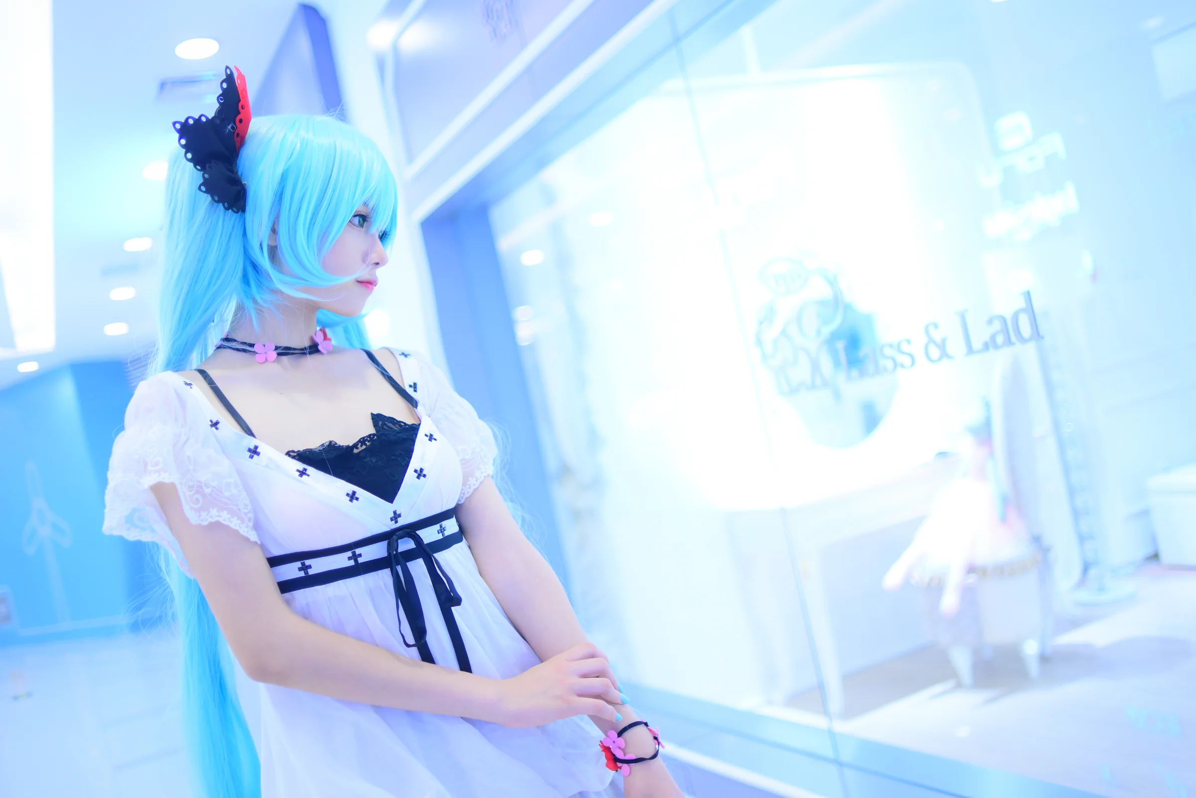 ワールドイズマイン 初音未来COS写真