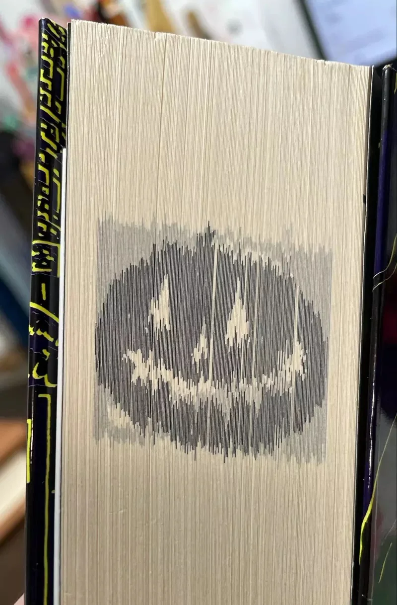 實體書的浪漫《書口畫》購買電子書就會少了這種驚喜和樂趣｜高清图片集