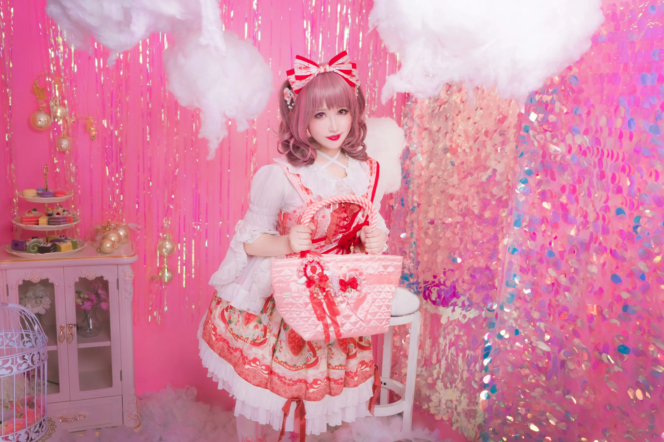 lolita装扮正片 草莓天使jsk｜高清图片集