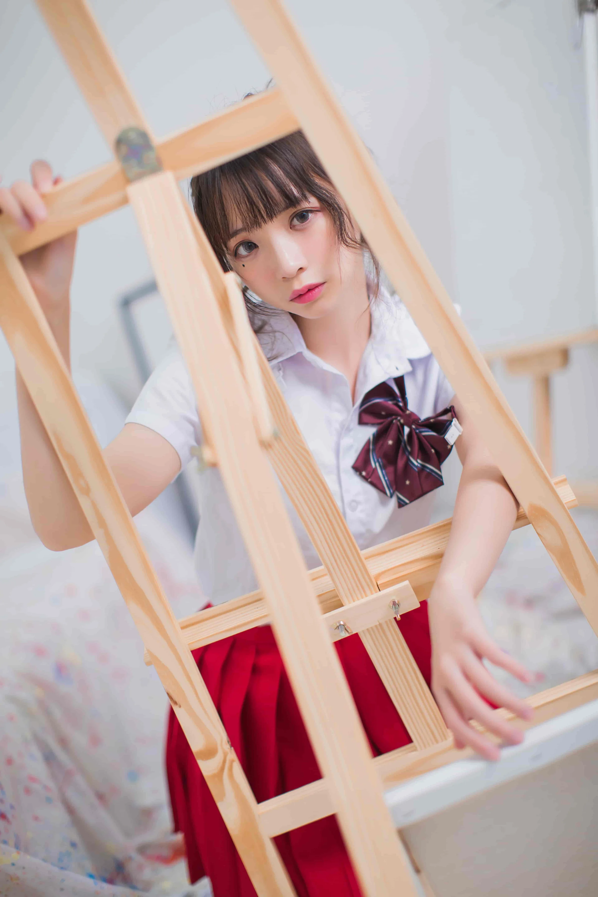 疯猫ss-画室jk[23P-172M]｜高清图片集