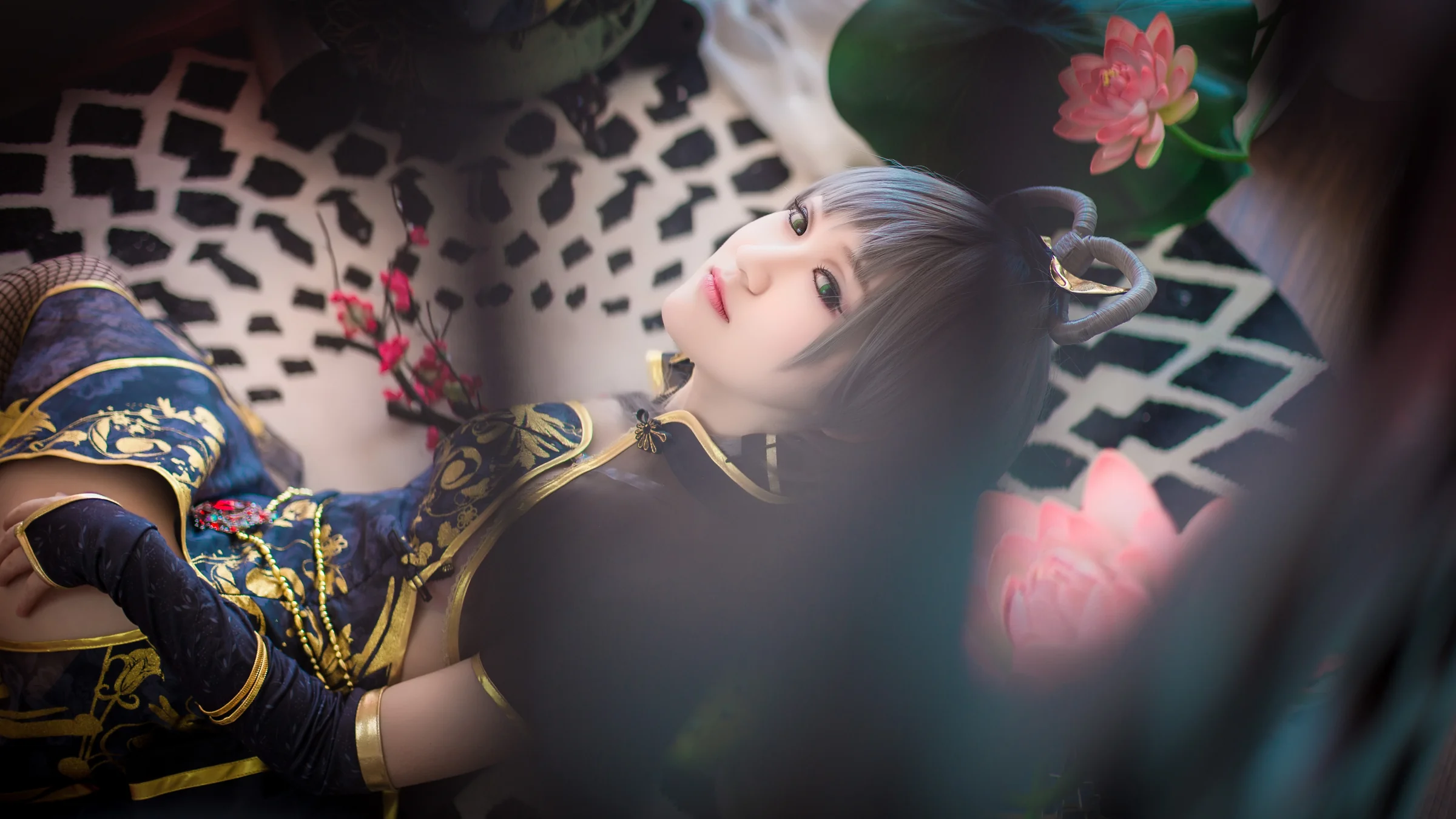 VOCALOID金丝雀洛天依COS写真