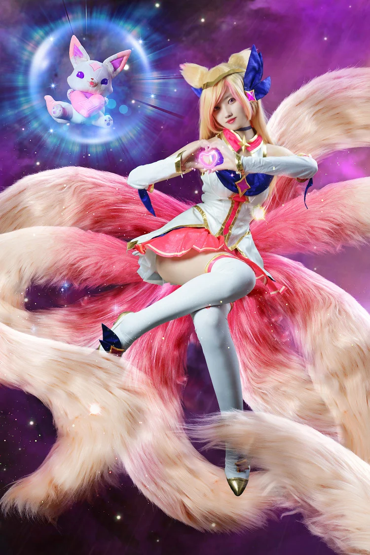 英雄联盟星之守护者阿狸COS写真