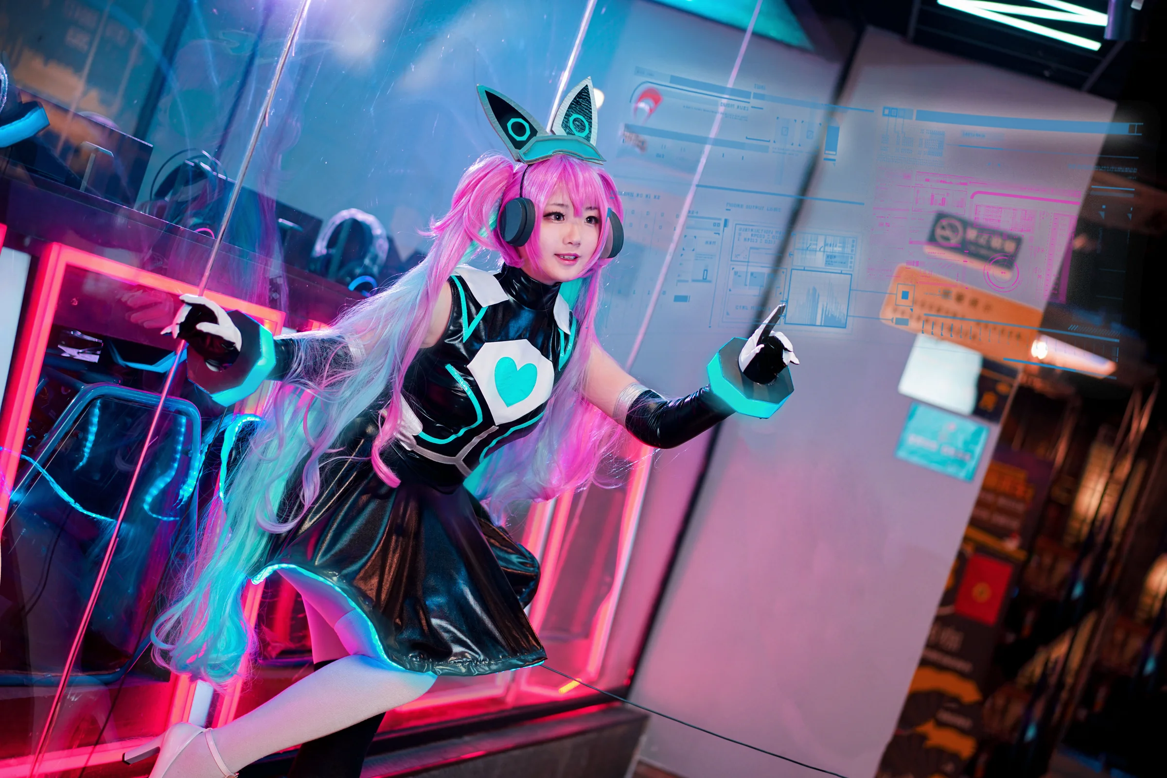 王者荣耀 少女黑客COS写真